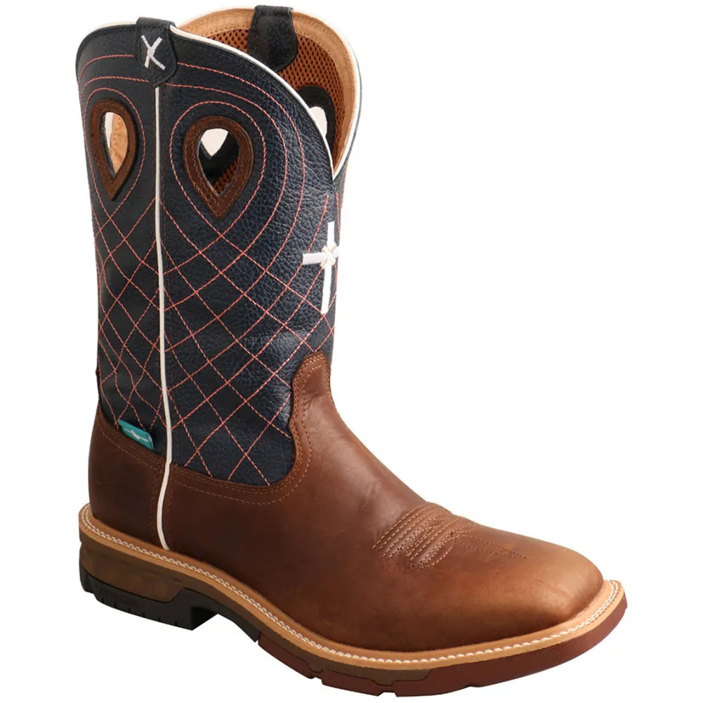 Men's Twisted X Waterproof 12” Square Toe Work Boot - Image 7