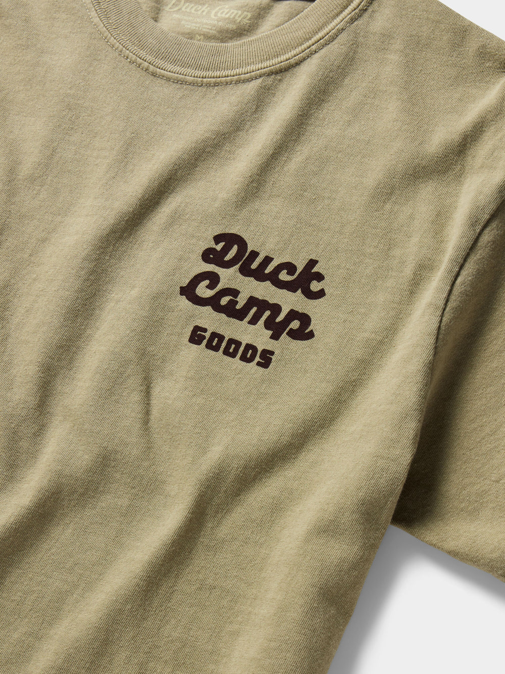 Men's Duck Camp DC Shop Vintage Khaki T-Shirt - Image 6