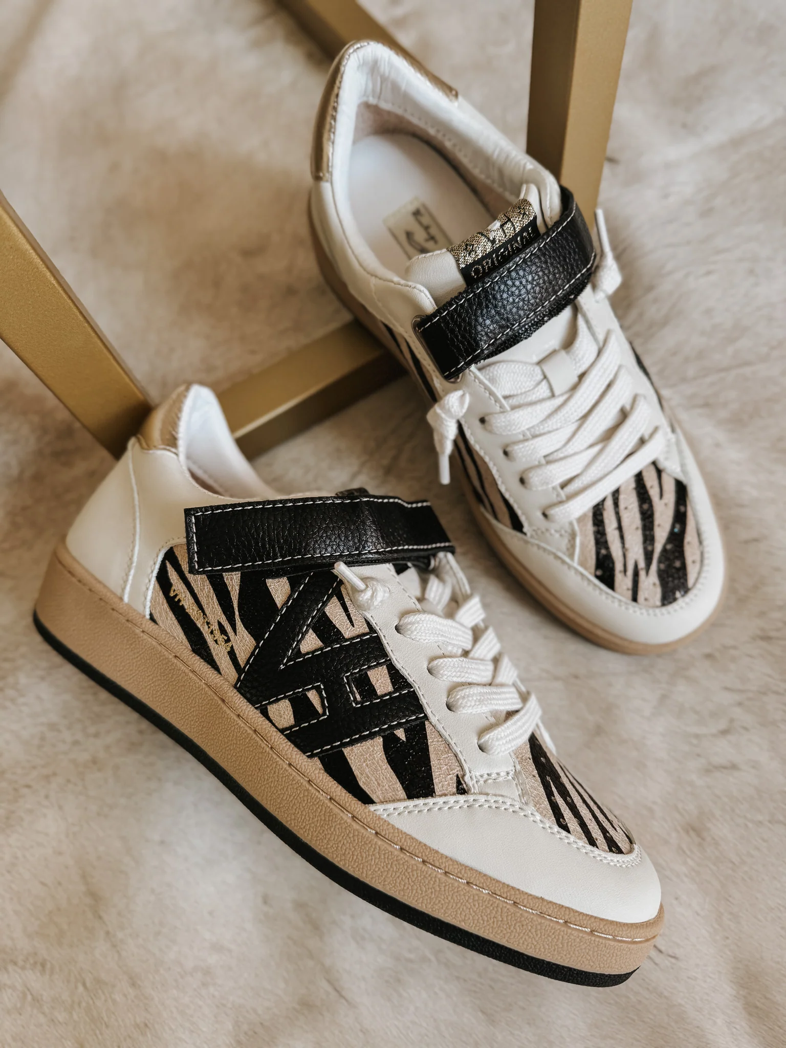 Vintage Havana Next 11 White Zebra Sneakers - Image 4