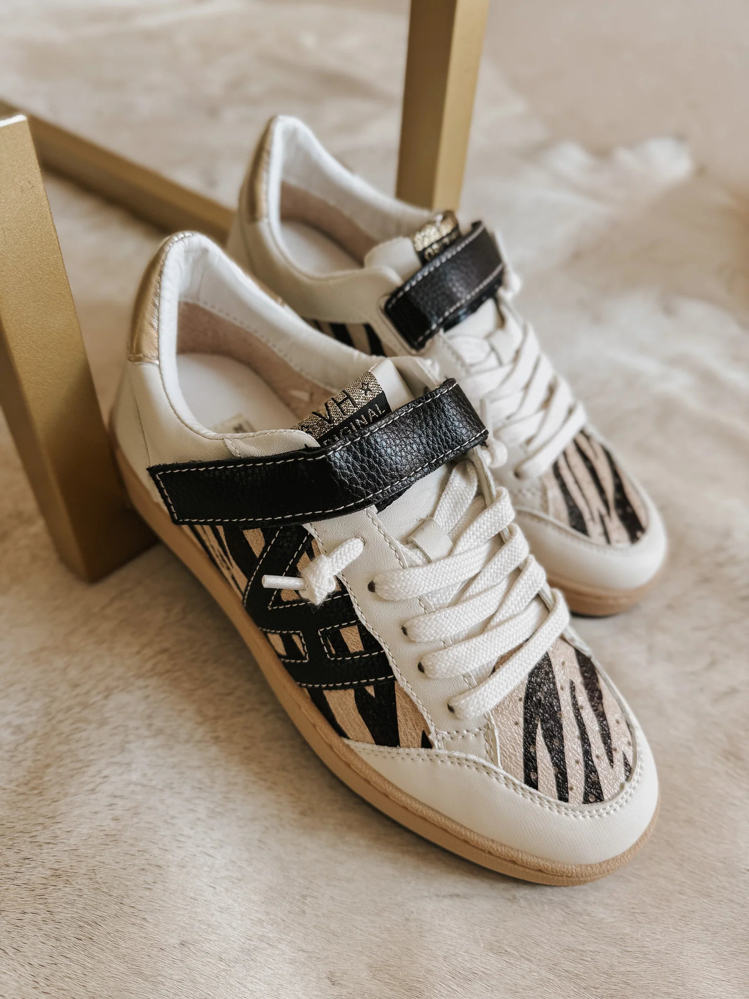 Vintage Havana Next 11 White Zebra Sneakers - Image 5