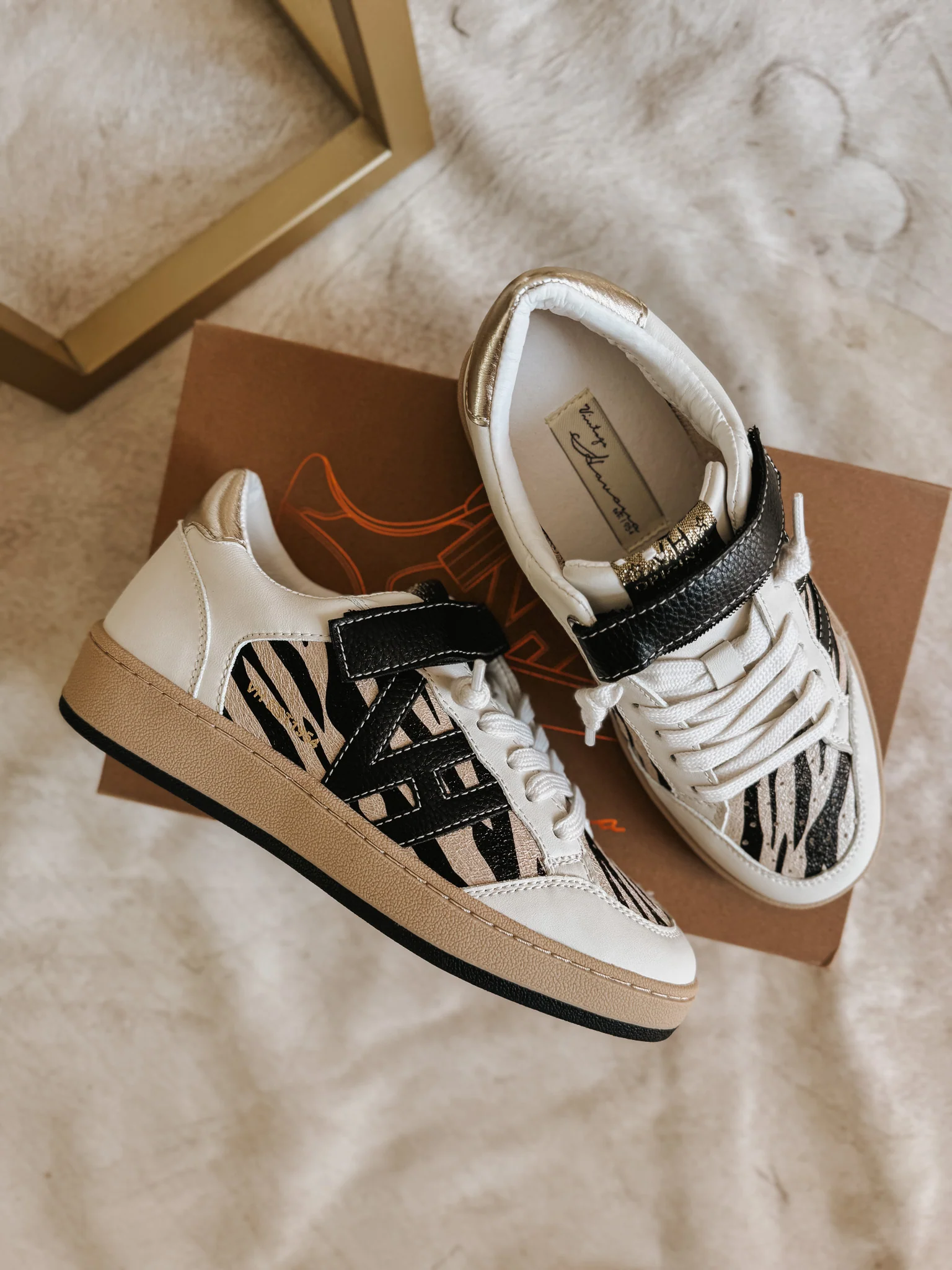 Vintage Havana Next 11 White Zebra Sneakers - Image 6
