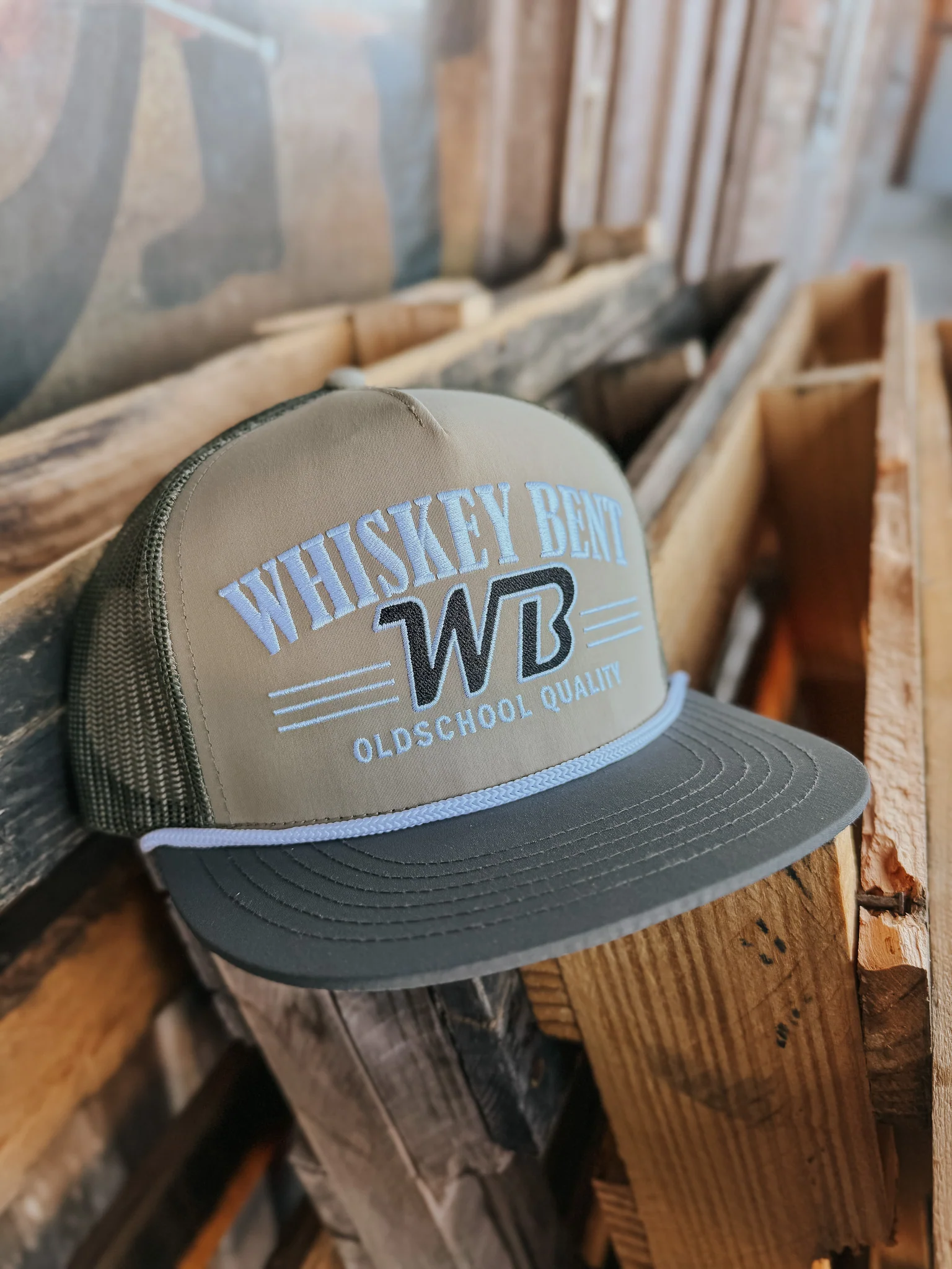 Whiskey Bent Hat Co. Old School WB Cap - Image 2
