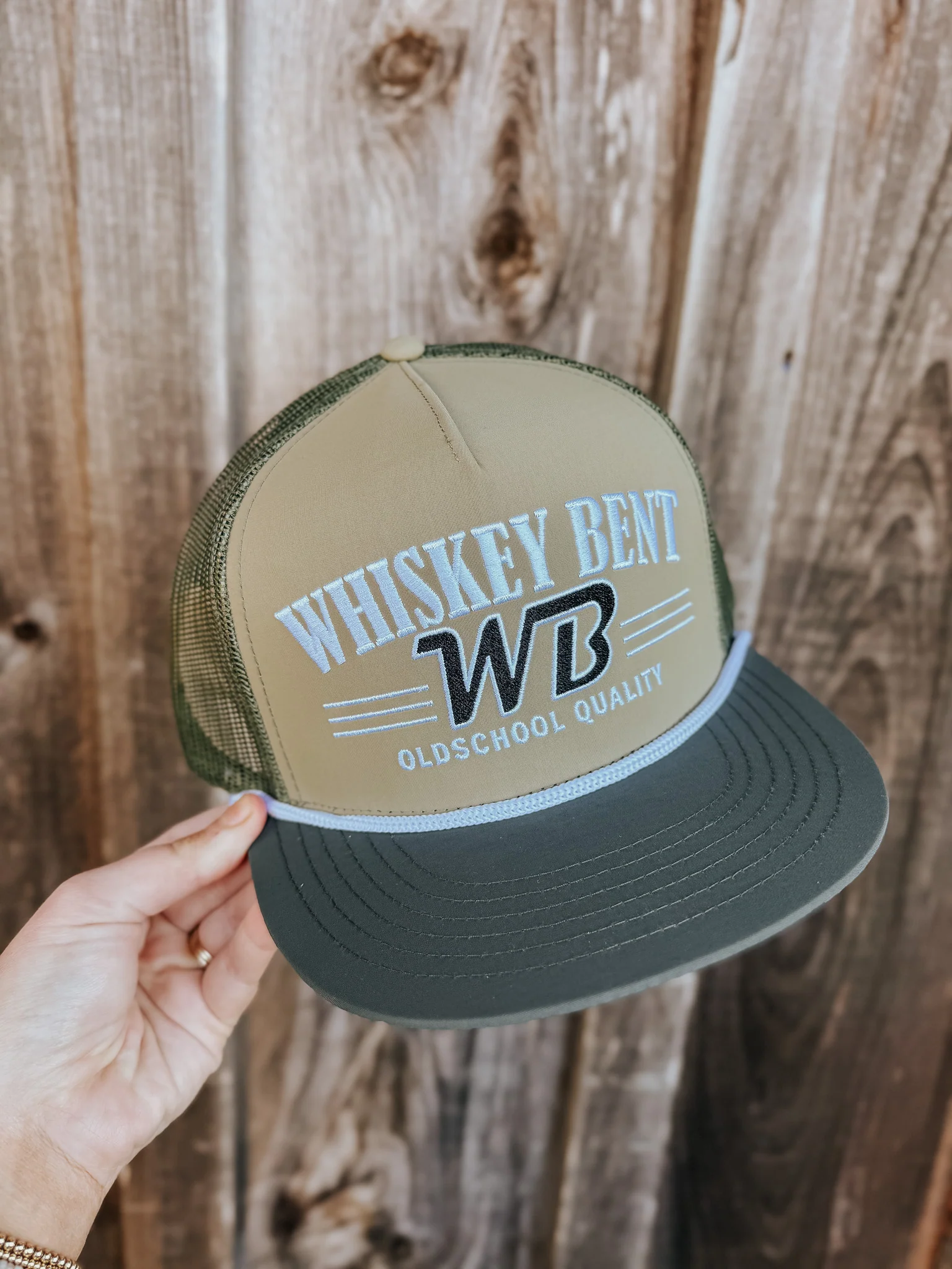Whiskey Bent Hat Co. Old School WB Cap - Image 3