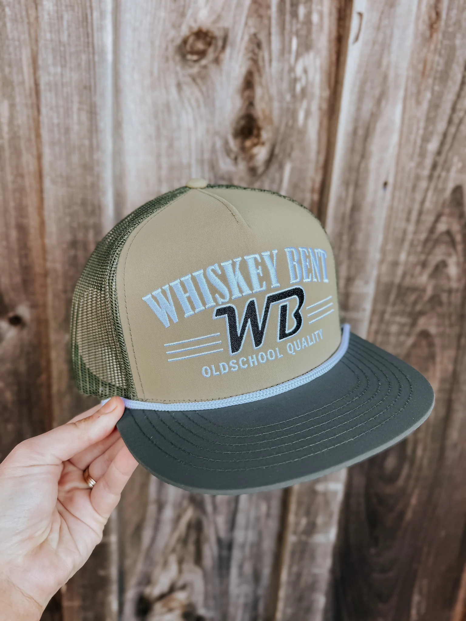 Whiskey Bent Hat Co. Old School WB Cap - Image 4