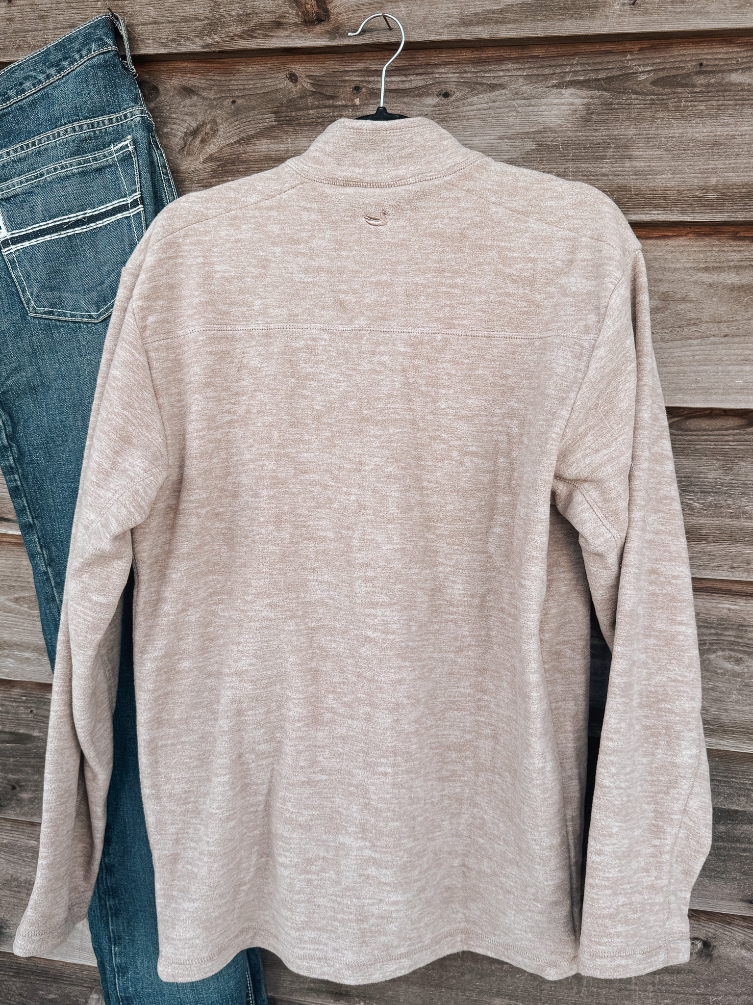 Men's Southern Marsh Maple Grove Brushed Pullover in Audubon Tan - Image 7