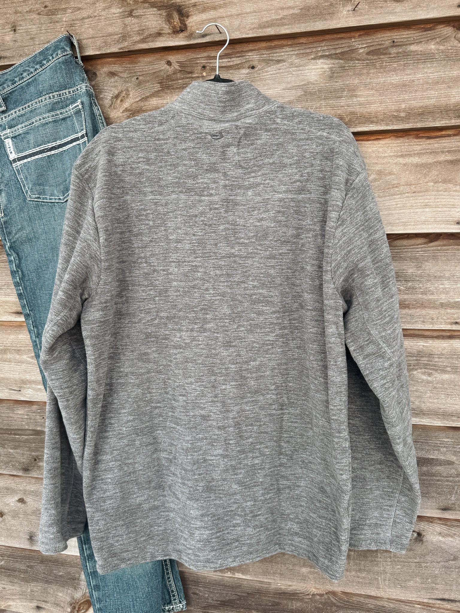 Men's Southern Marsh Maple Grove Brushed Pullover in Midnight Gray - Image 6