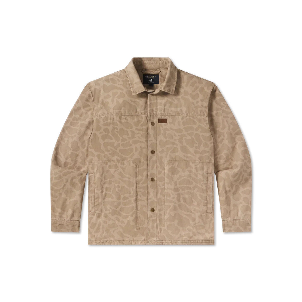 Men's Southern Marsh Camo Bishop Rugged Canvas Jacket in Tan - Image 2