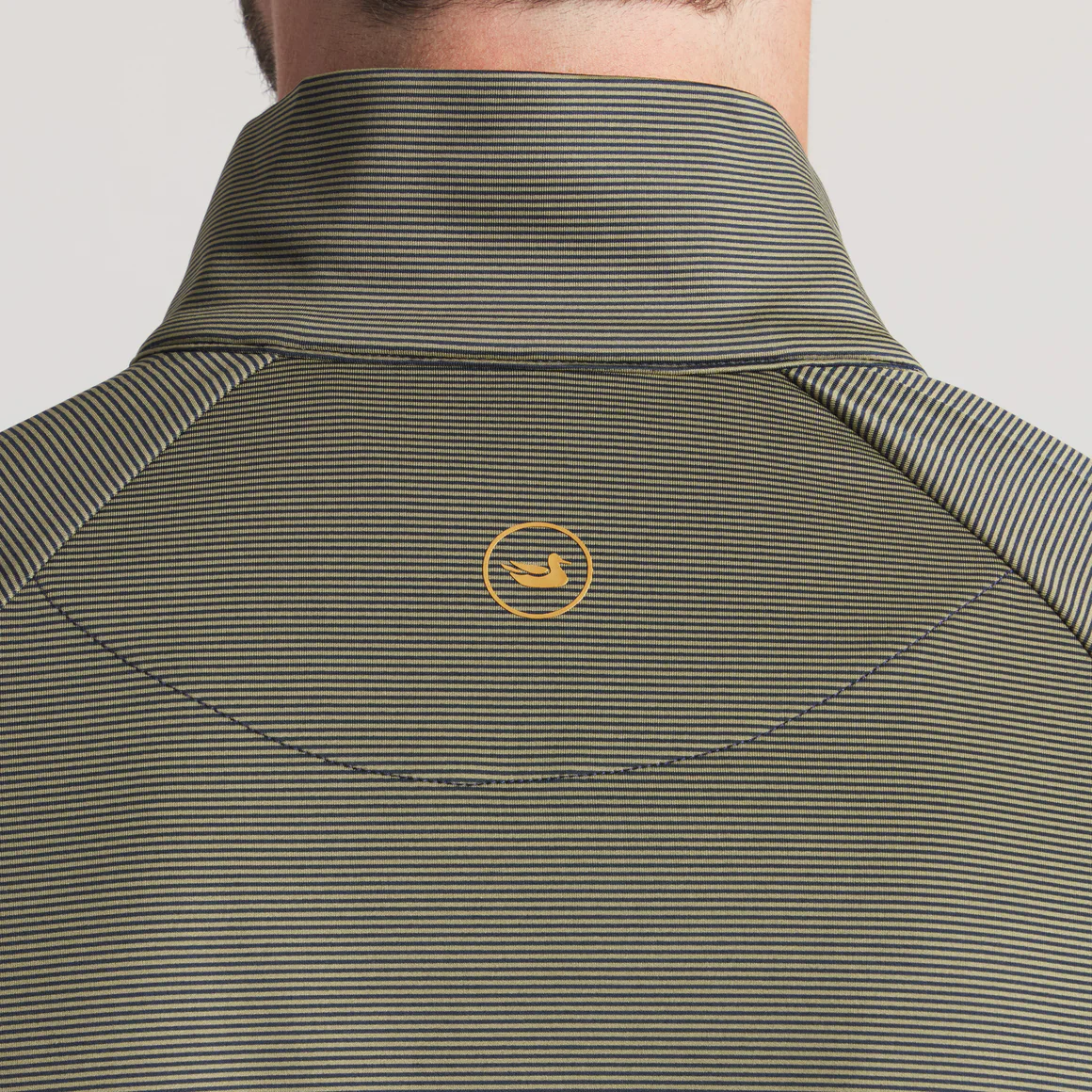 Men's Southern Marsh Southampton Performance Quarter Zip in Dark Olive - Image 4