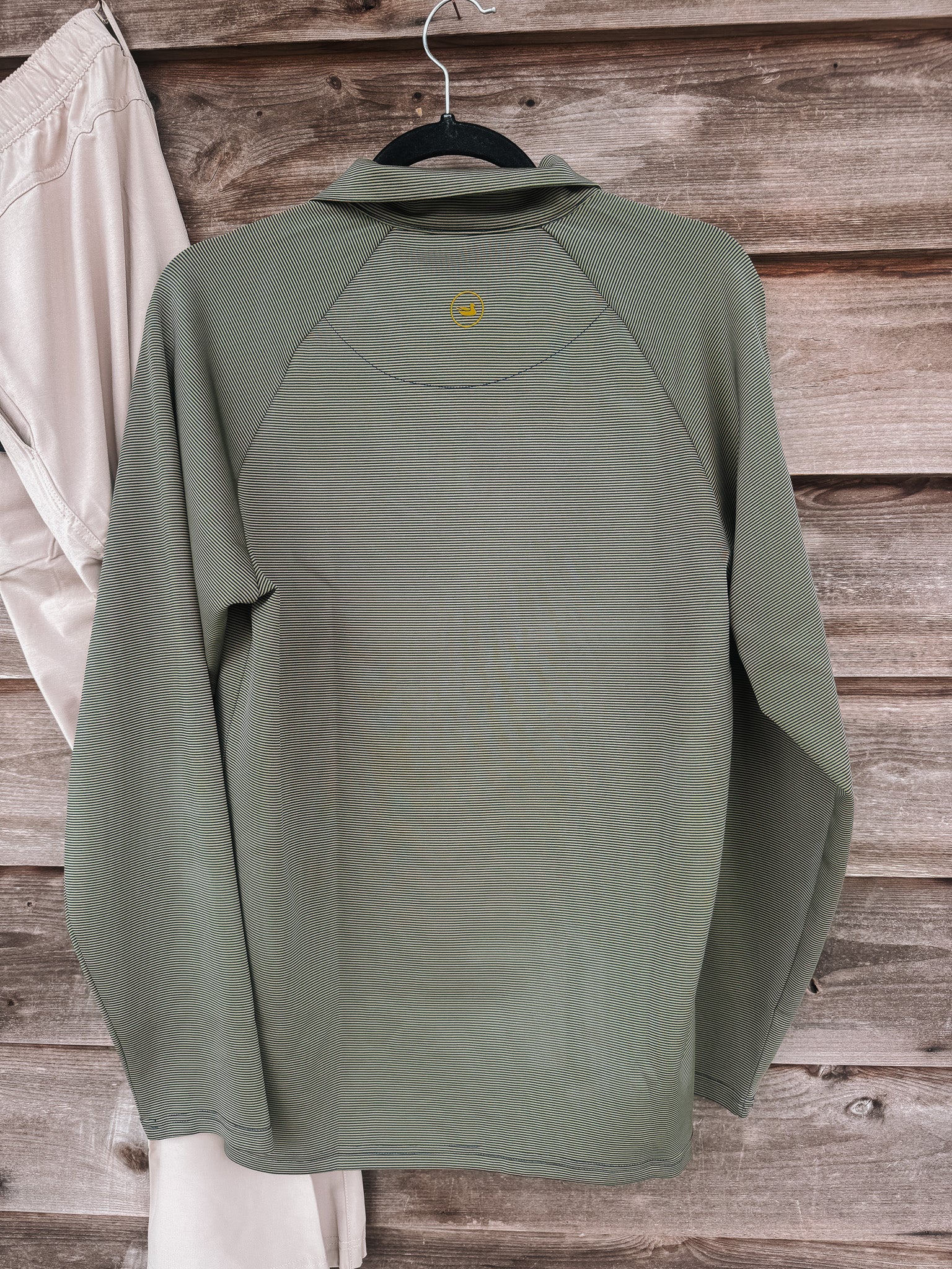 Men's Southern Marsh Southampton Performance Quarter Zip in Dark Olive - Image 5