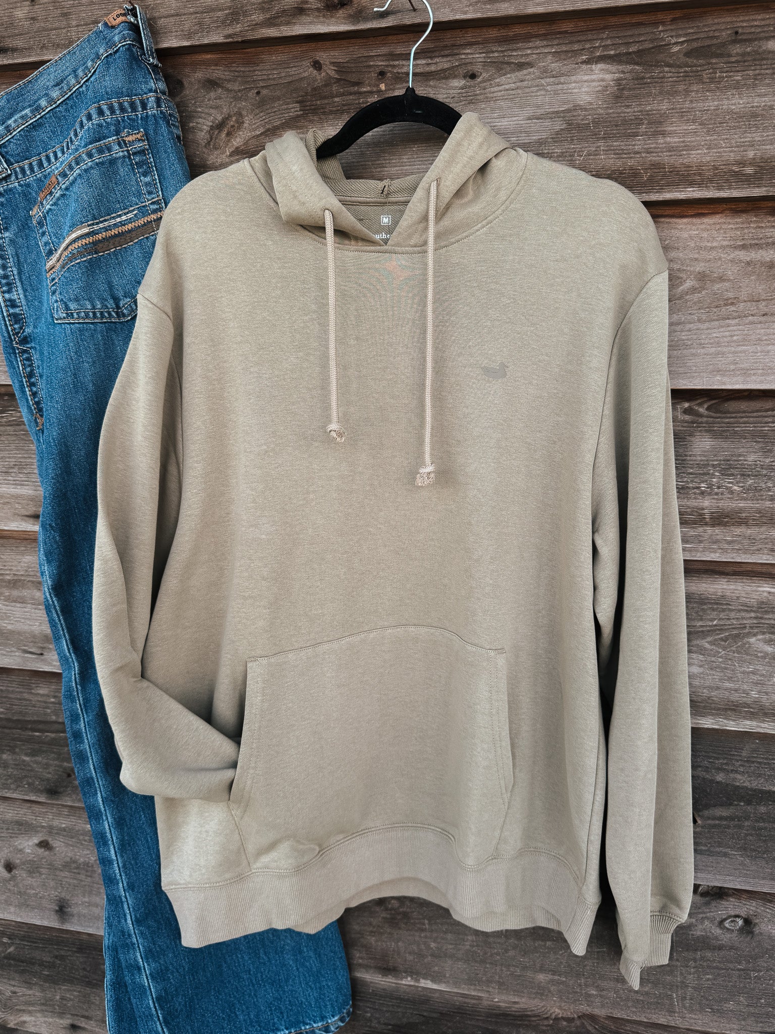 Men's Southern Marsh Surfside Hoodie - Inflight Camo in Khaki - Image 4