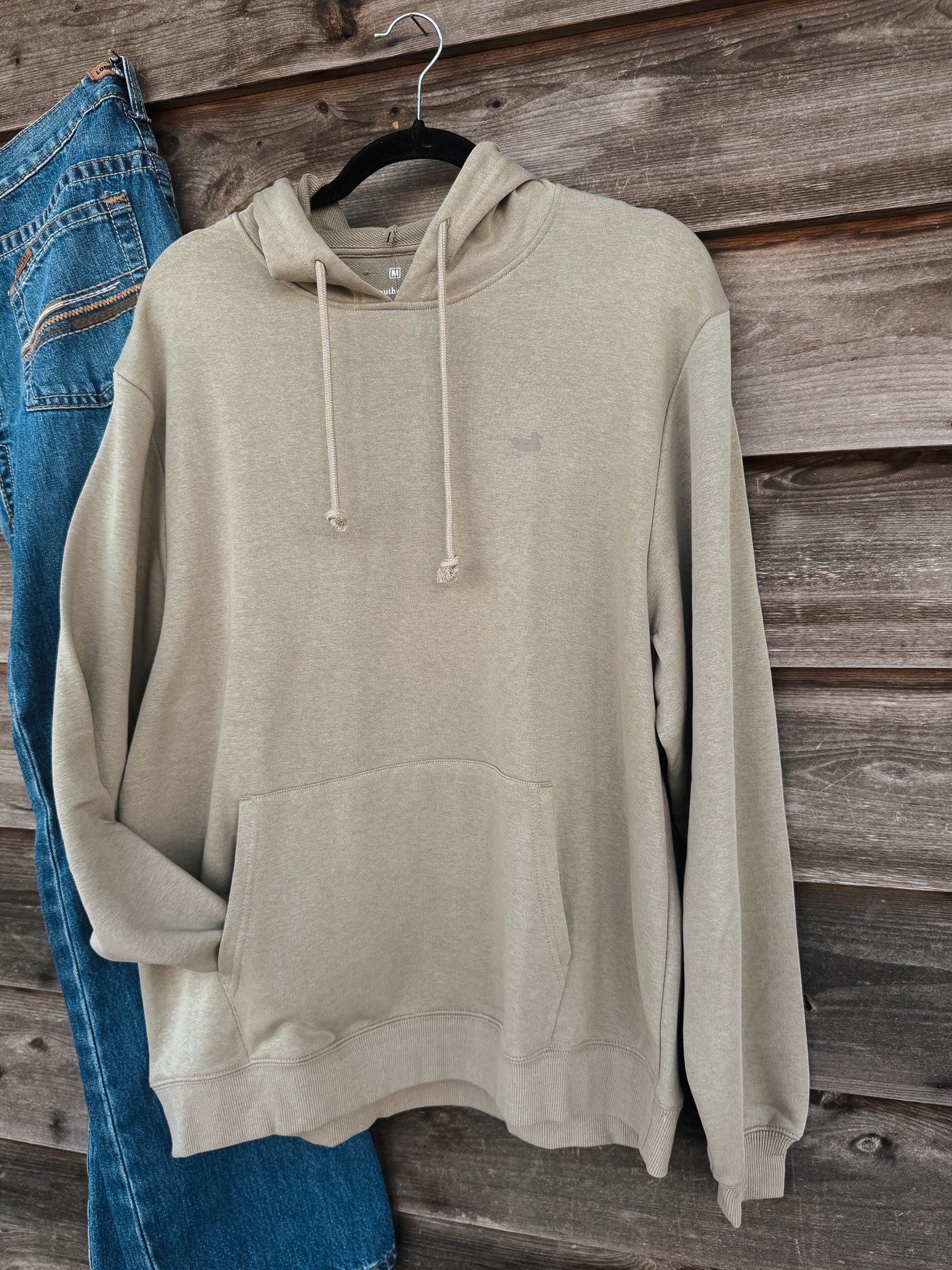 Men's Southern Marsh Surfside Hoodie - Inflight Camo in Khaki - Image 7