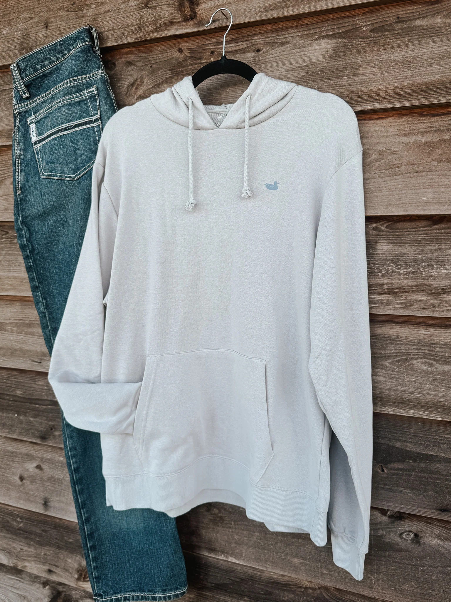 Men's Southern Marsh Surfside Hoodie - Duck Originals in Gray - Image 10