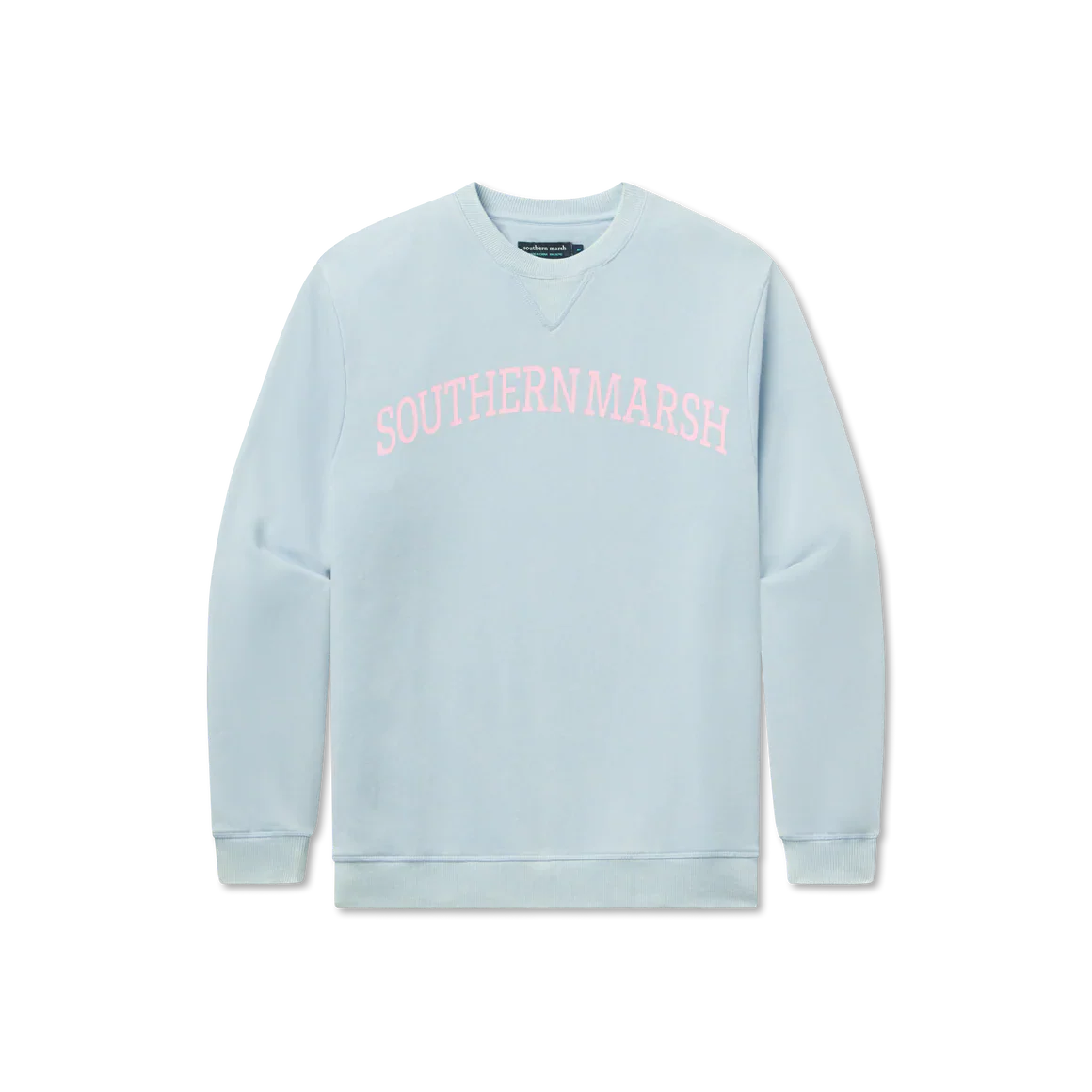 Southern Marsh Varsity Vintage Crew Sweatshirt in Lilac - Image 4