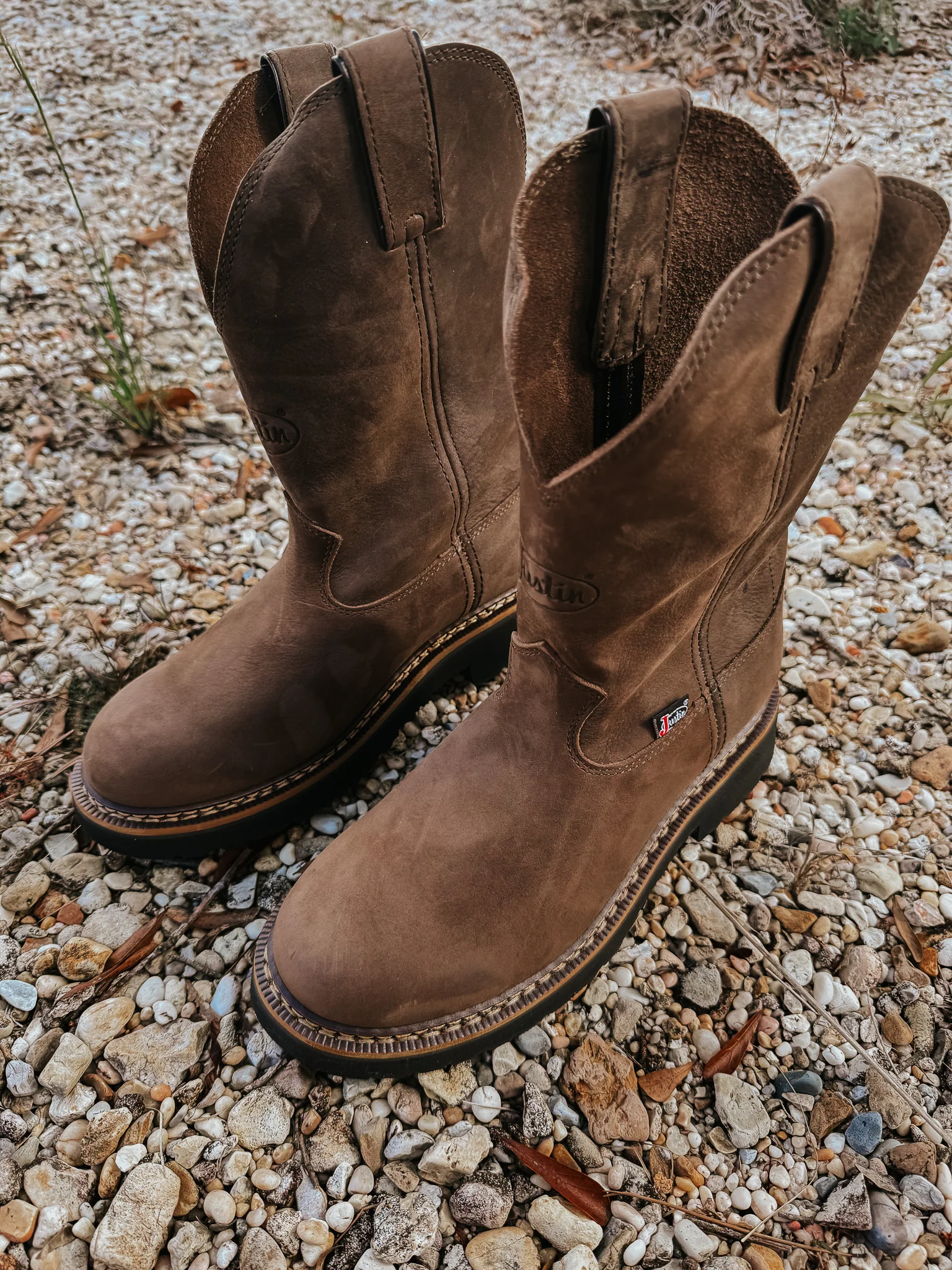 MEN'S JUSTIN CARBIDE 11" STEEL TOE WORK BOOTS - Image 2