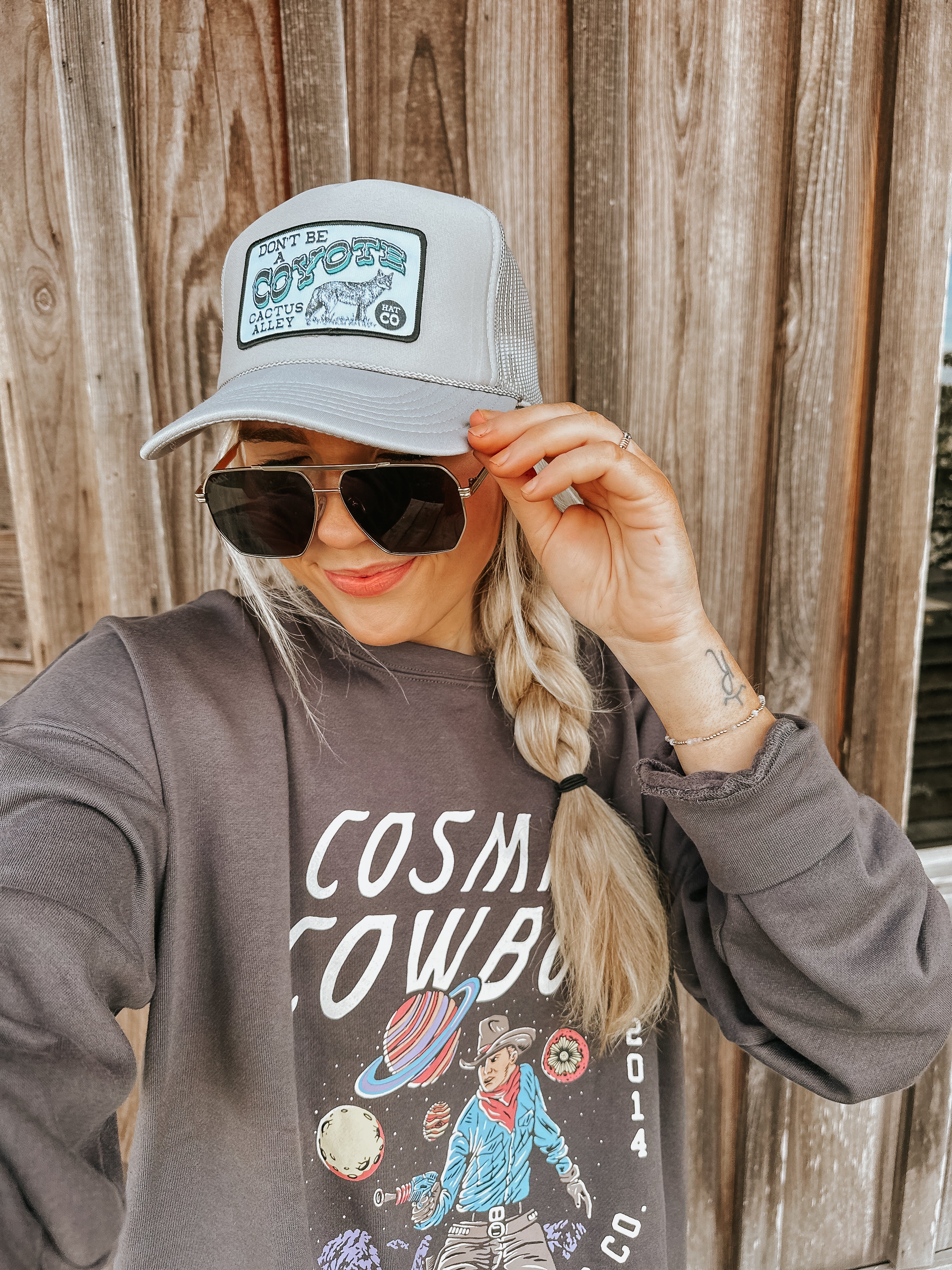 Don't Be a Coyote Cap - Cactus Alley Hat Co. - Image 4