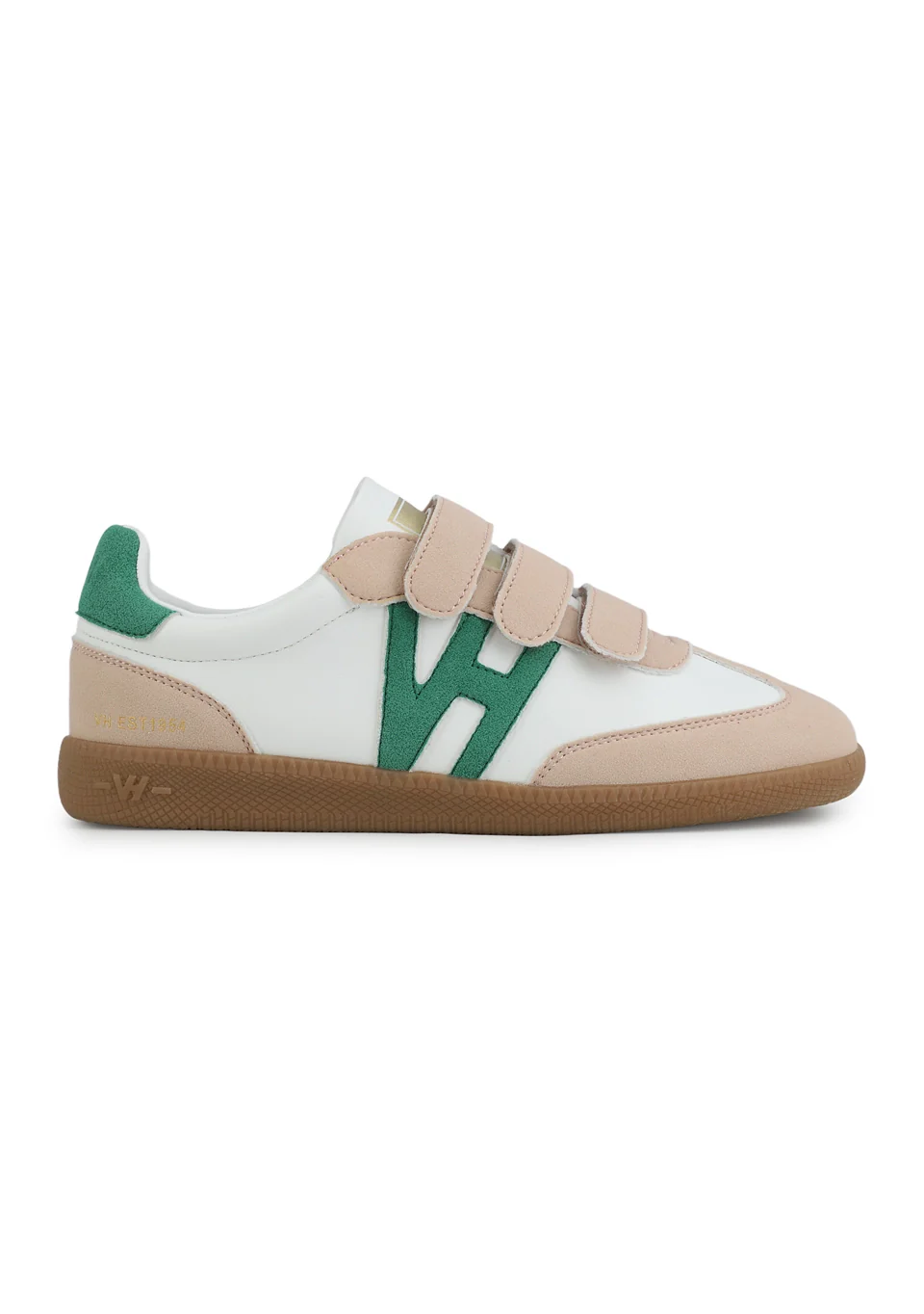Vintage Havana Pace 5 White Taupe Green Sneakers - Image 7