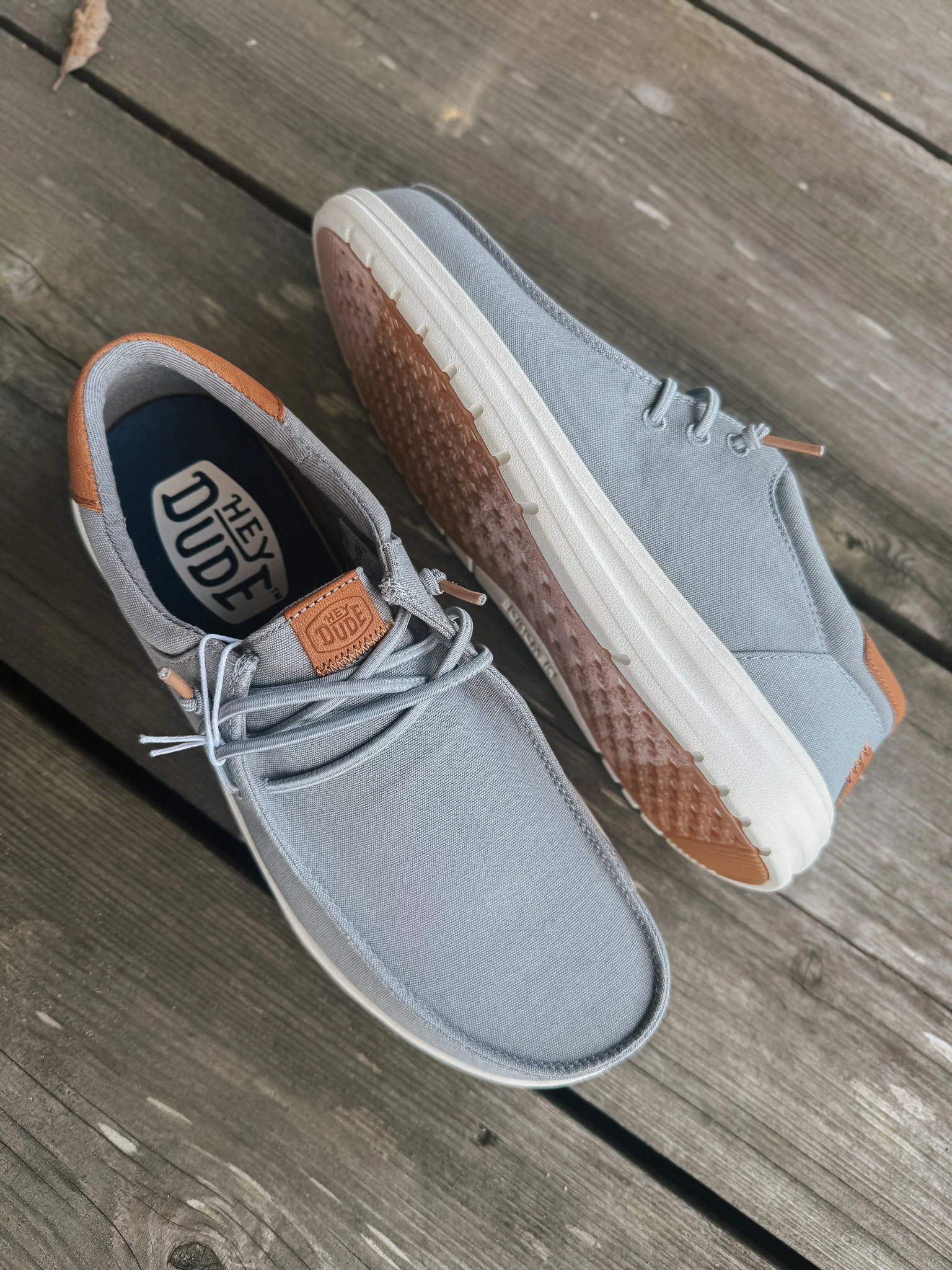 Men's Hey Dude Paul Canvas in Monument Grey - Image 12