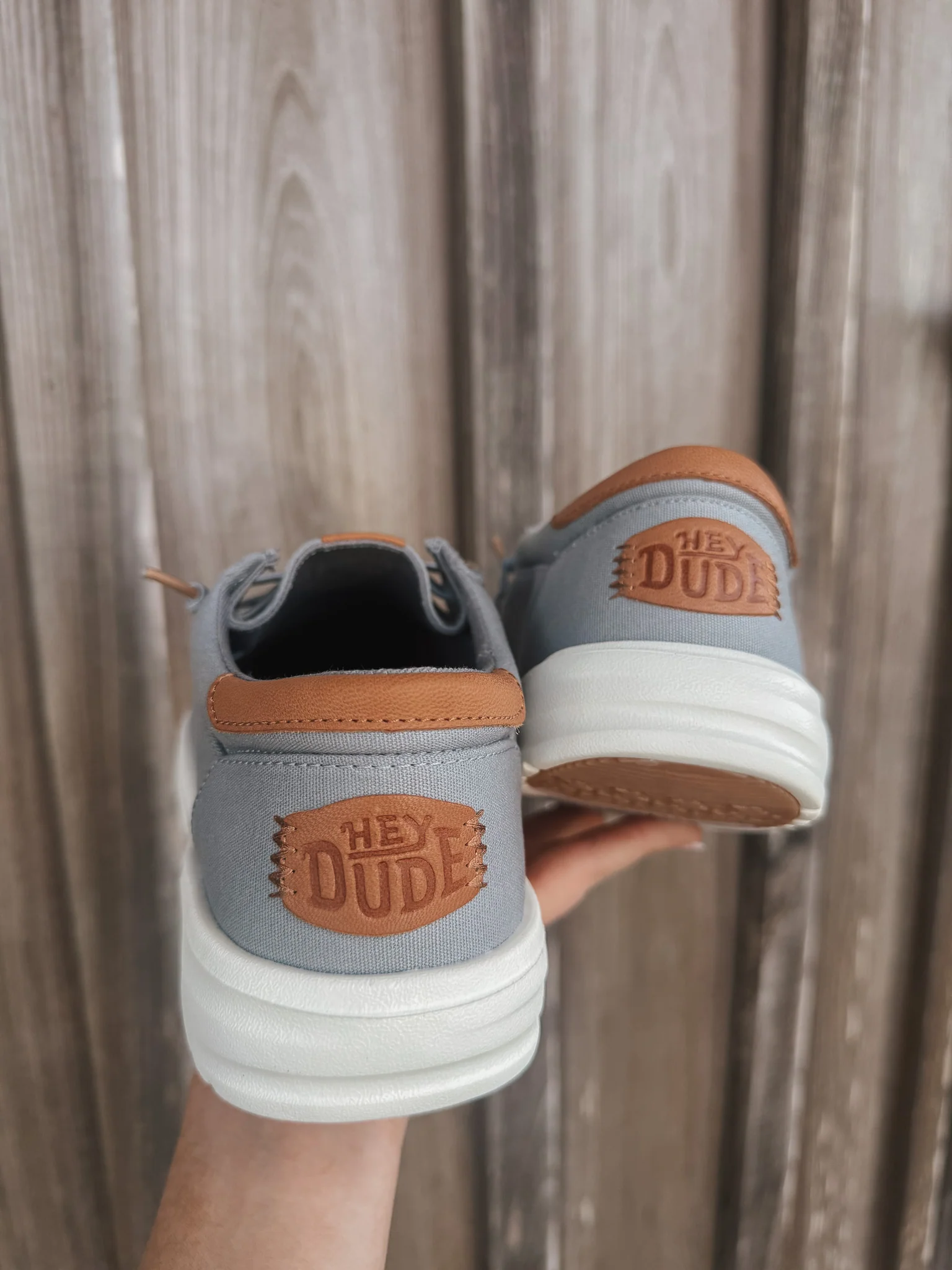 Men's Hey Dude Paul Canvas in Monument Grey - Image 14