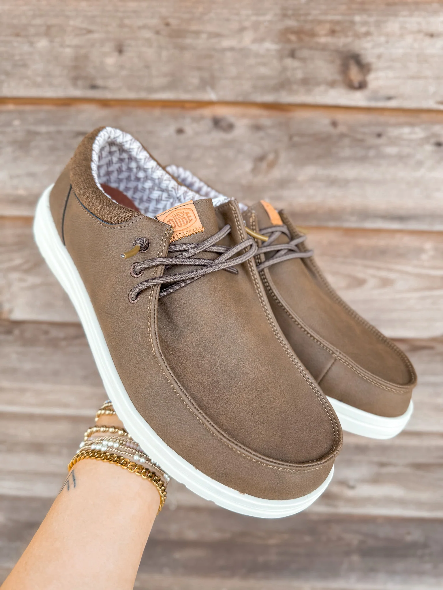 Men's Hey Dude Paul Classic Brown - Image 14