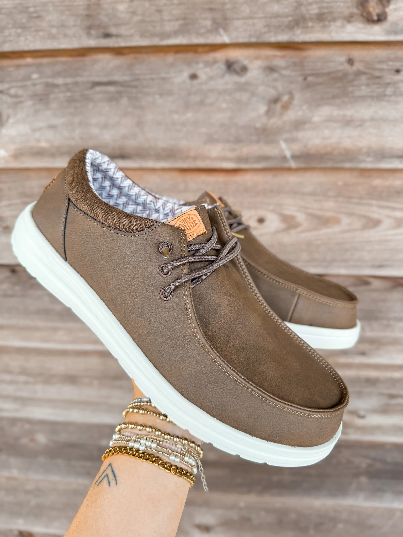 Men's Hey Dude Paul Classic Brown - Image 16