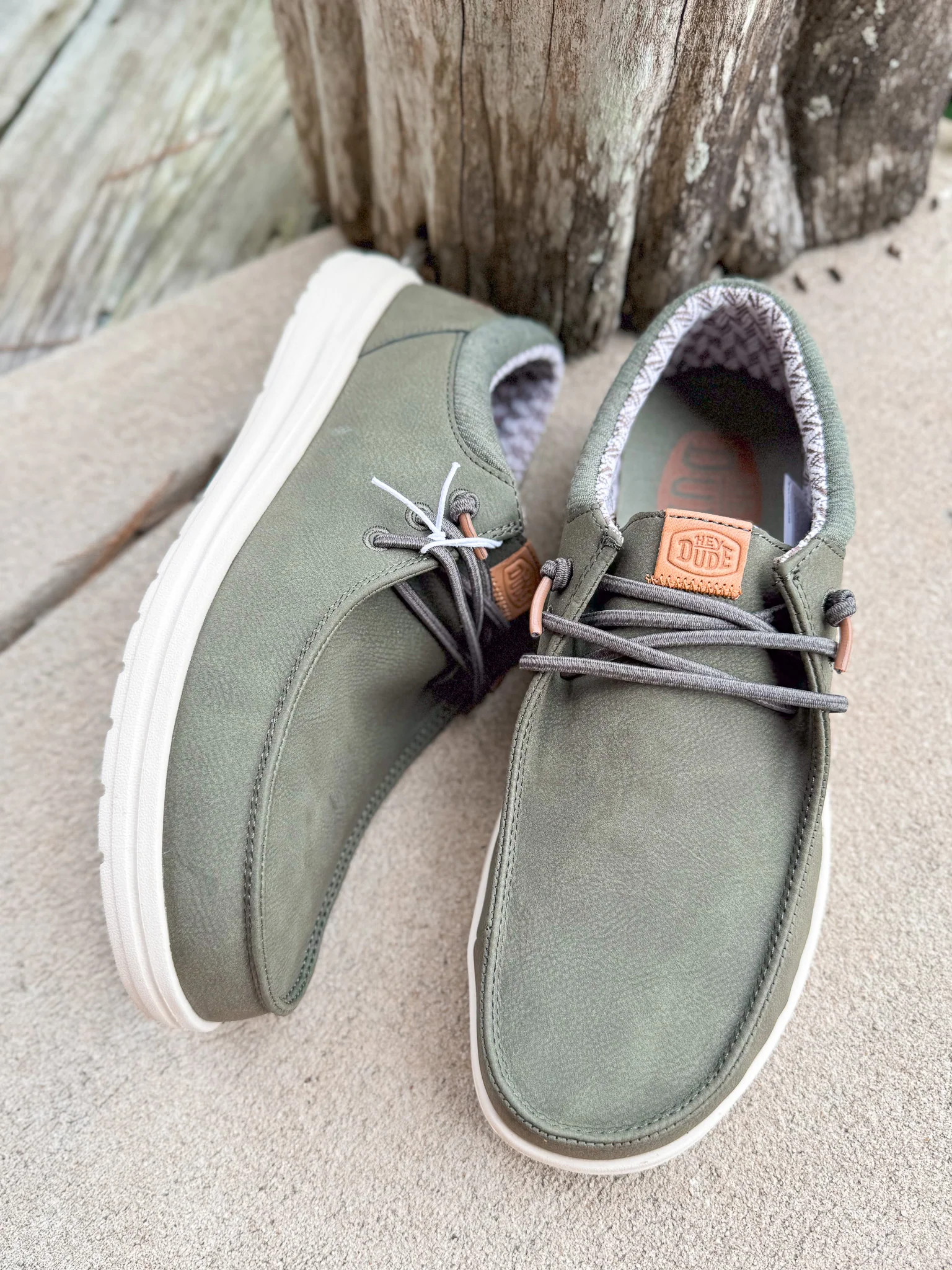 Men's Hey Dude Paul Classic Olive - Image 12