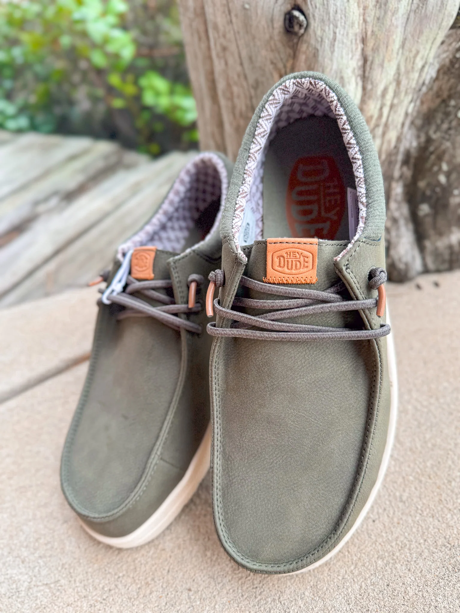 Men's Hey Dude Paul Classic Olive - Image 4