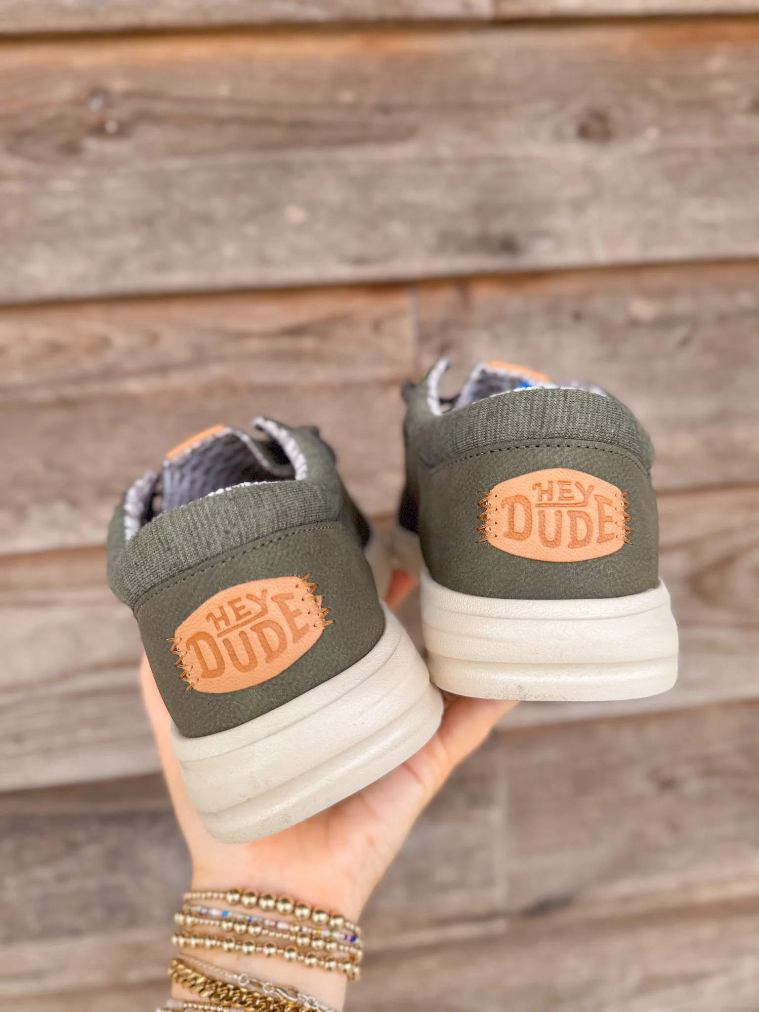 Men's Hey Dude Paul Classic Olive - Image 8