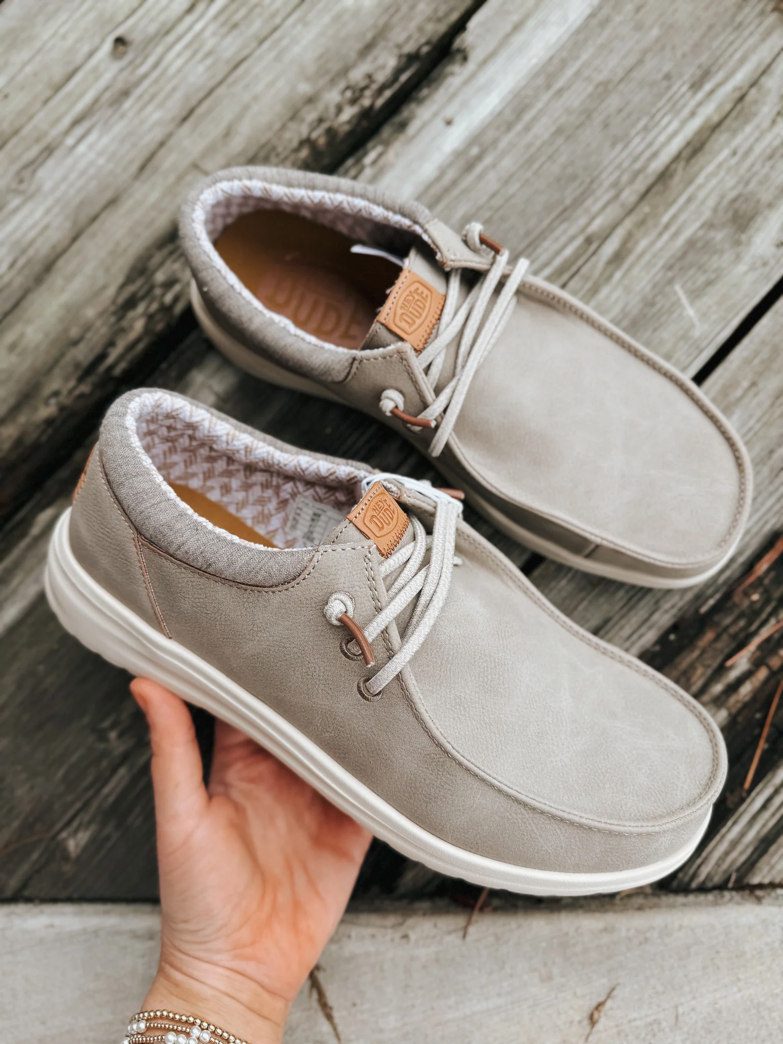 Men's Hey Dude Paul Classic Taupe - Image 4
