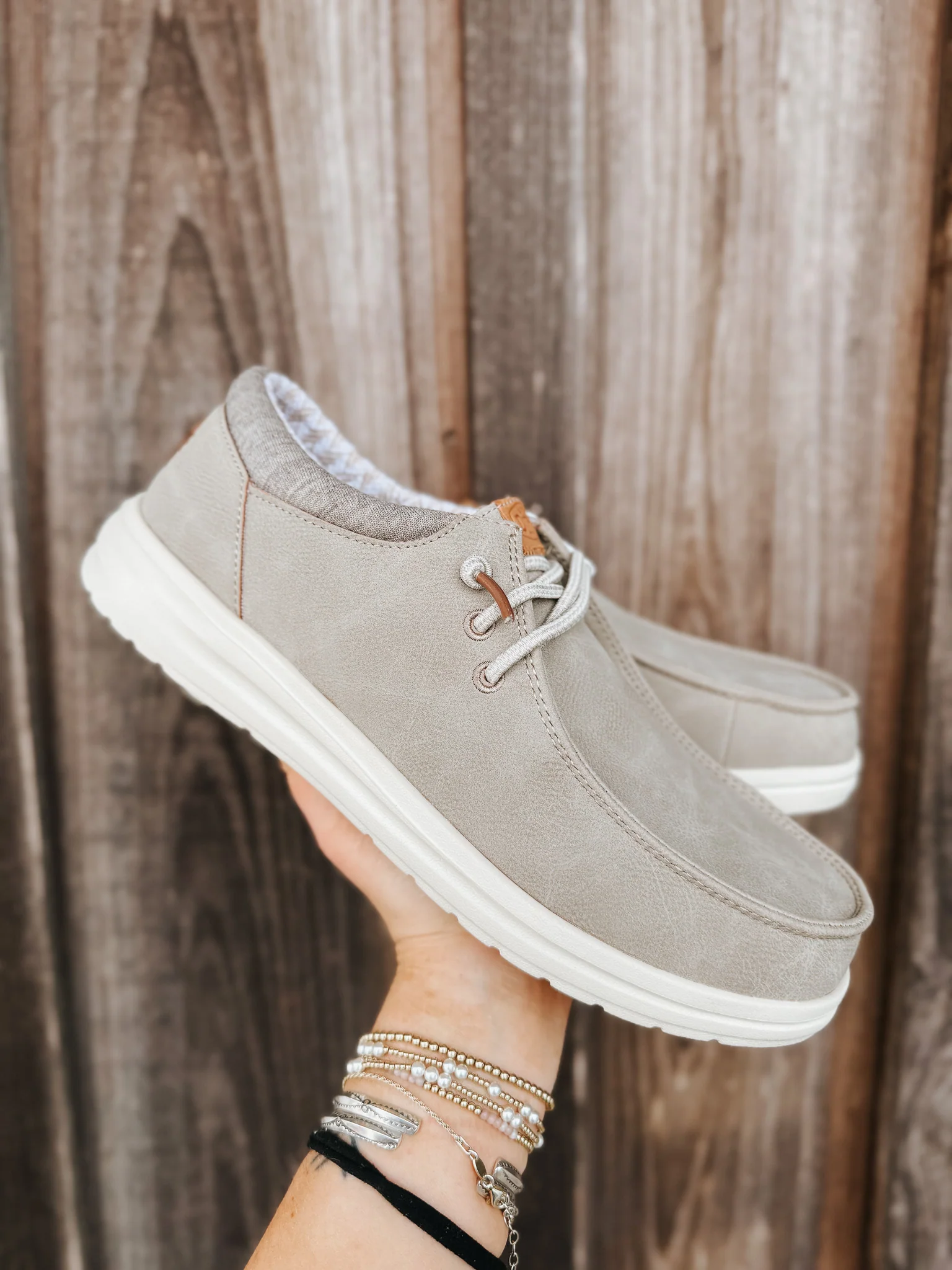 Men's Hey Dude Paul Classic Taupe - Image 5