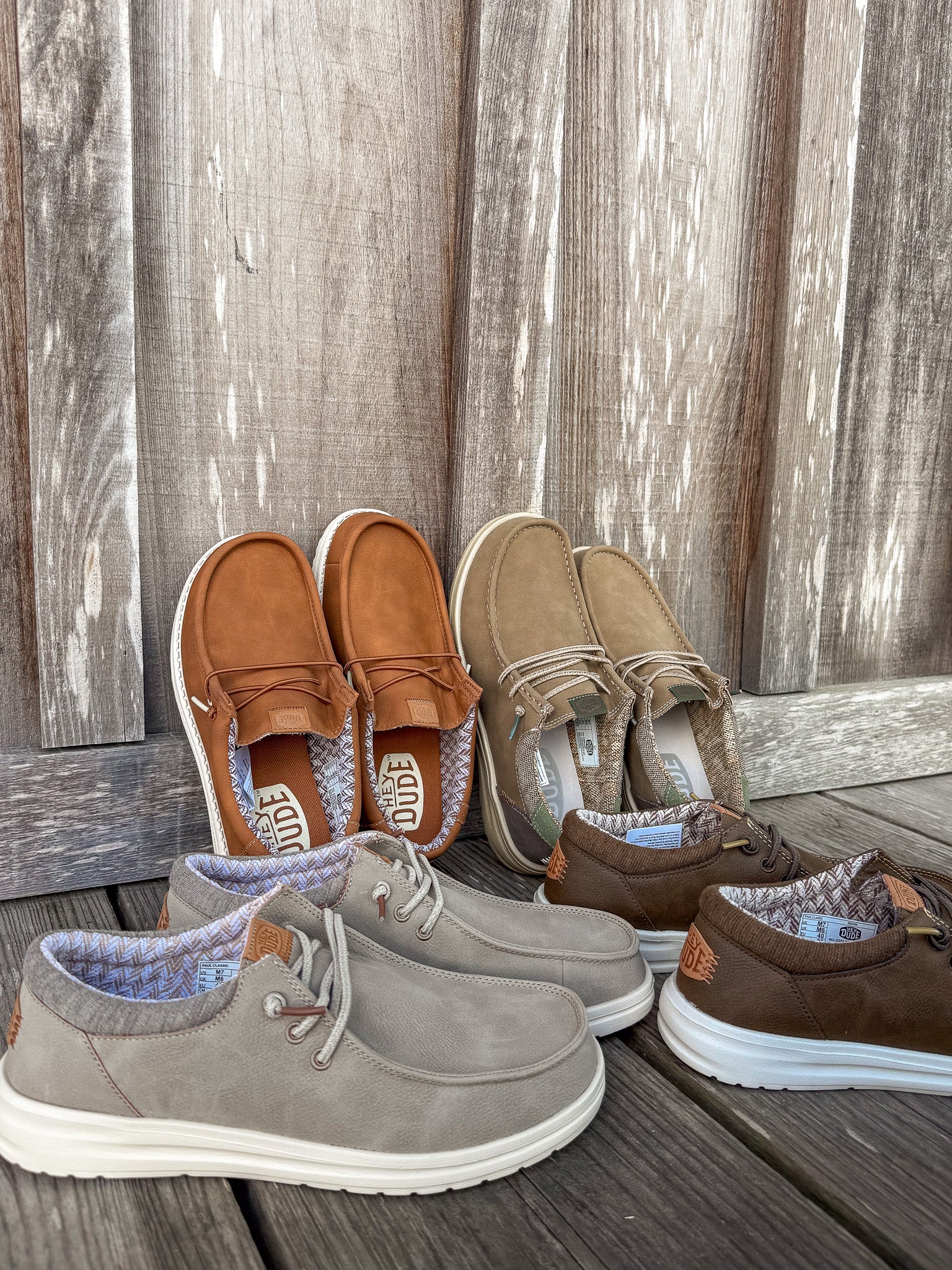 Men's Hey Dude Paul Classic Taupe - Image 9