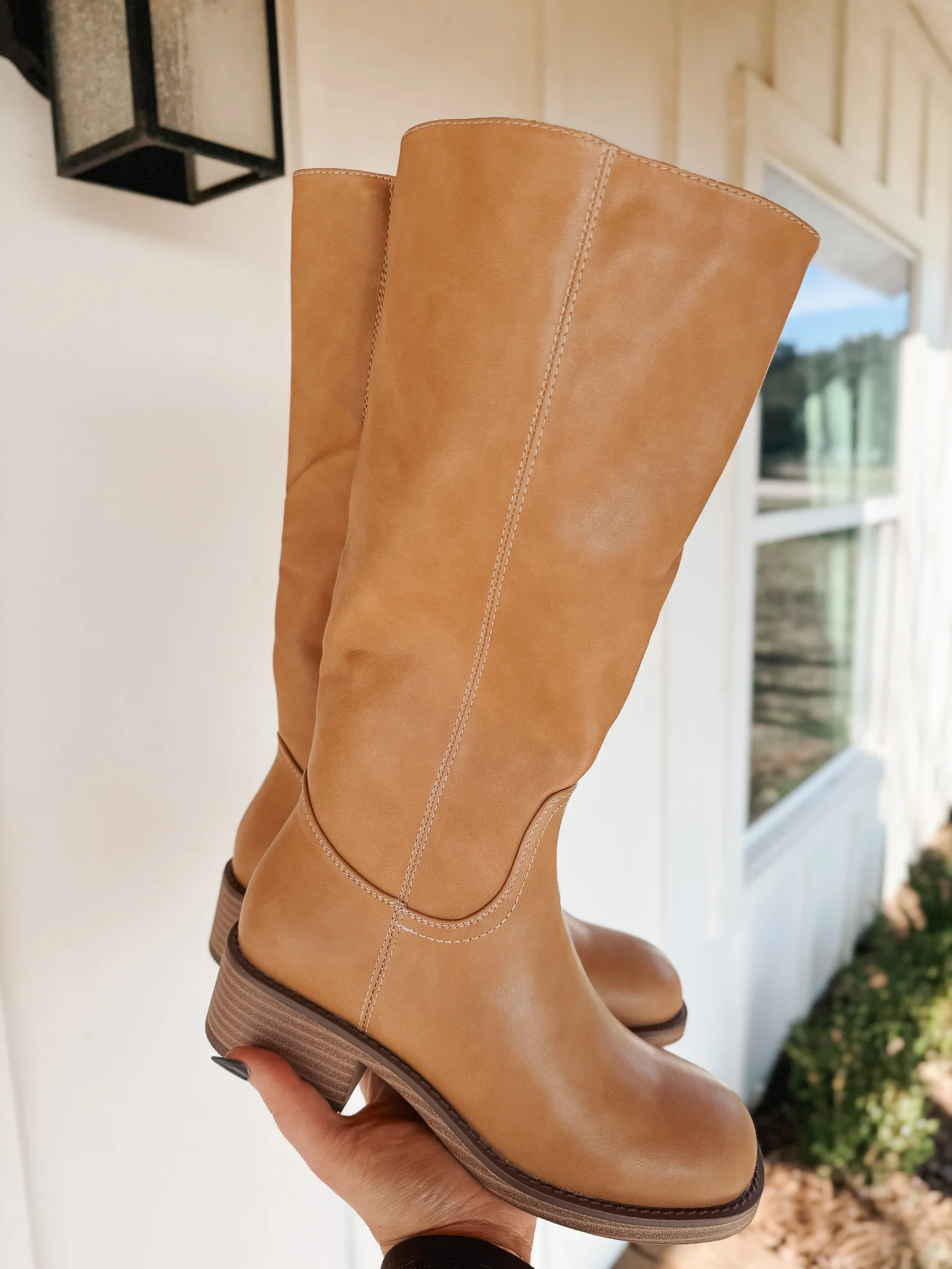 Off Campus Boots in Camel - Image 4