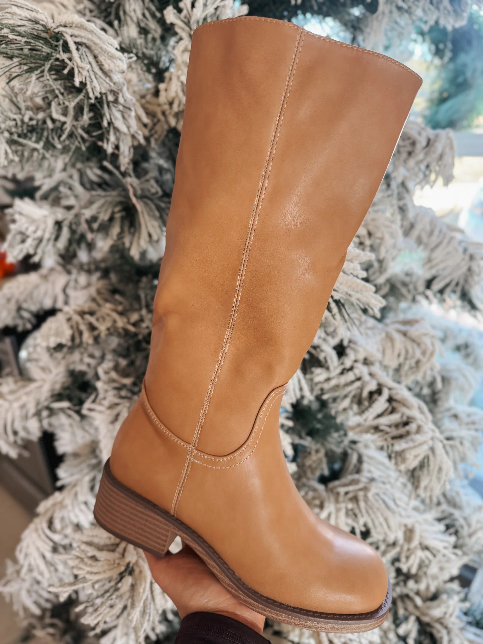 Off Campus Boots in Camel - Image 6