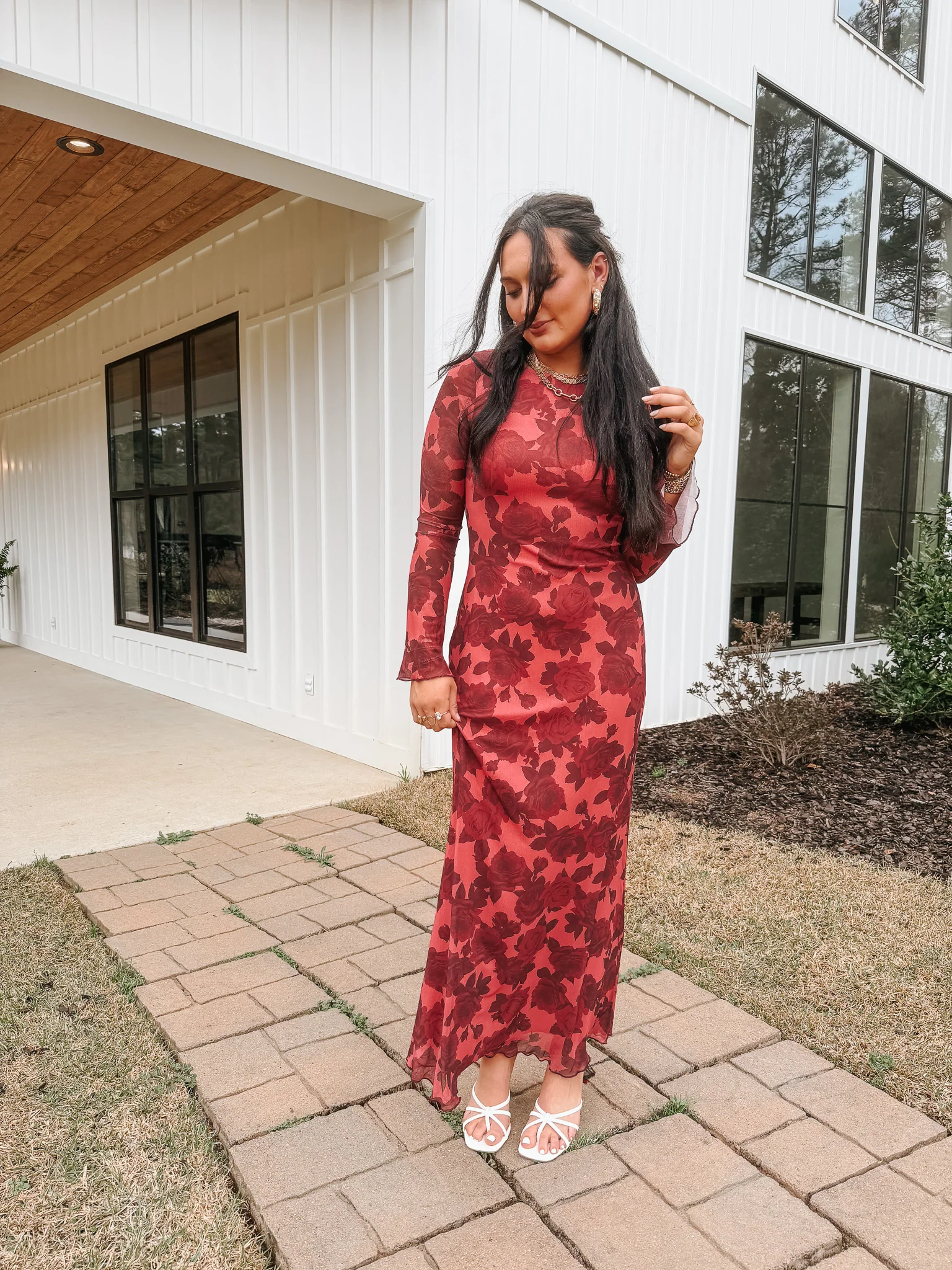 Romantic Blooms Floral Maxi Dress - Image 5