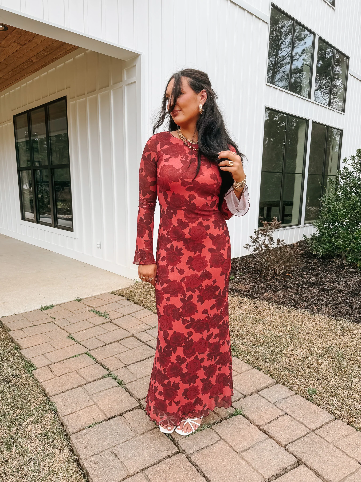 Romantic Blooms Floral Maxi Dress - Image 7