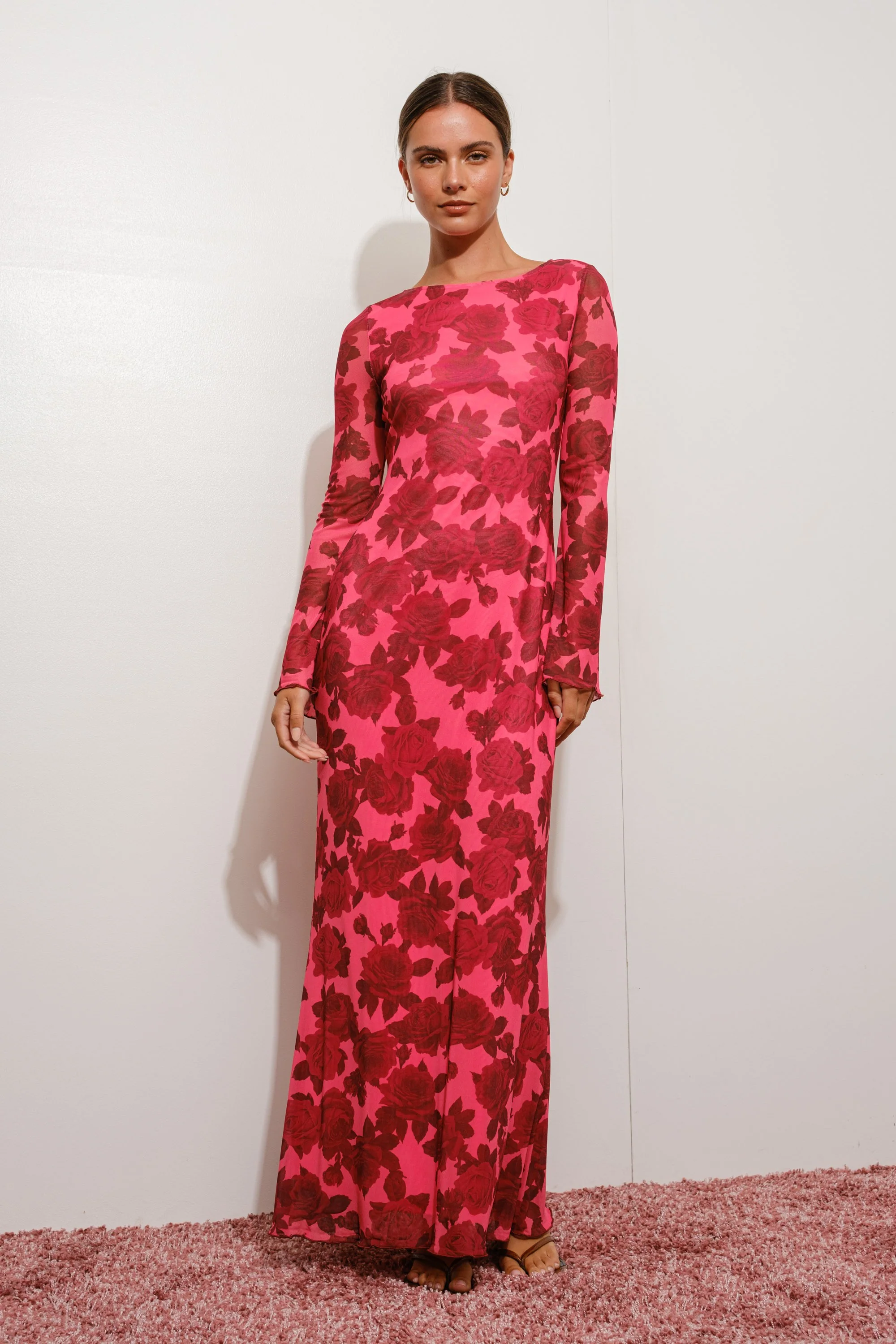 Romantic Blooms Floral Maxi Dress - Image 8
