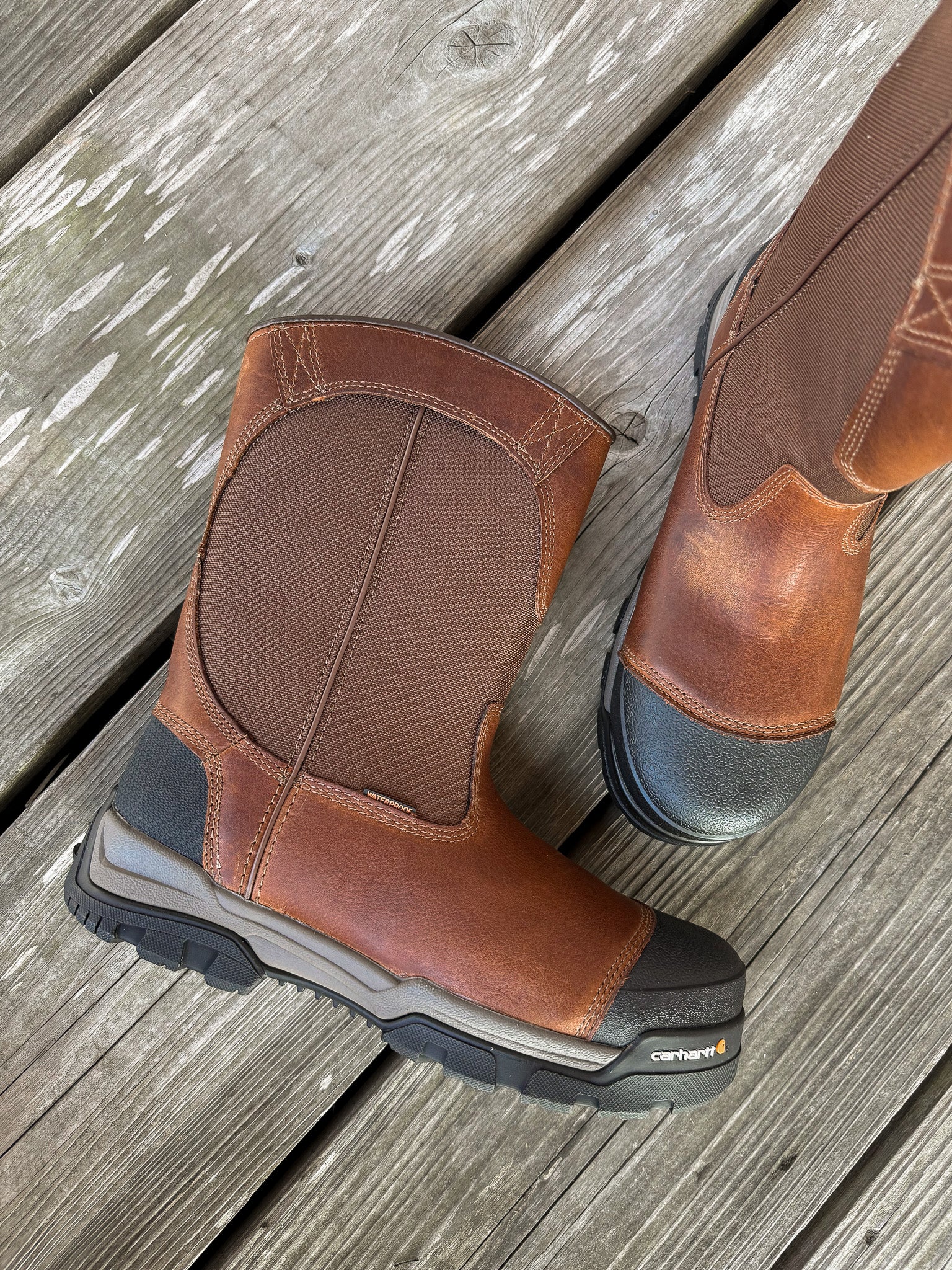 Men’s Carhartt Ground Force Waterproof Composite Toe Wellington Boots - Image 5