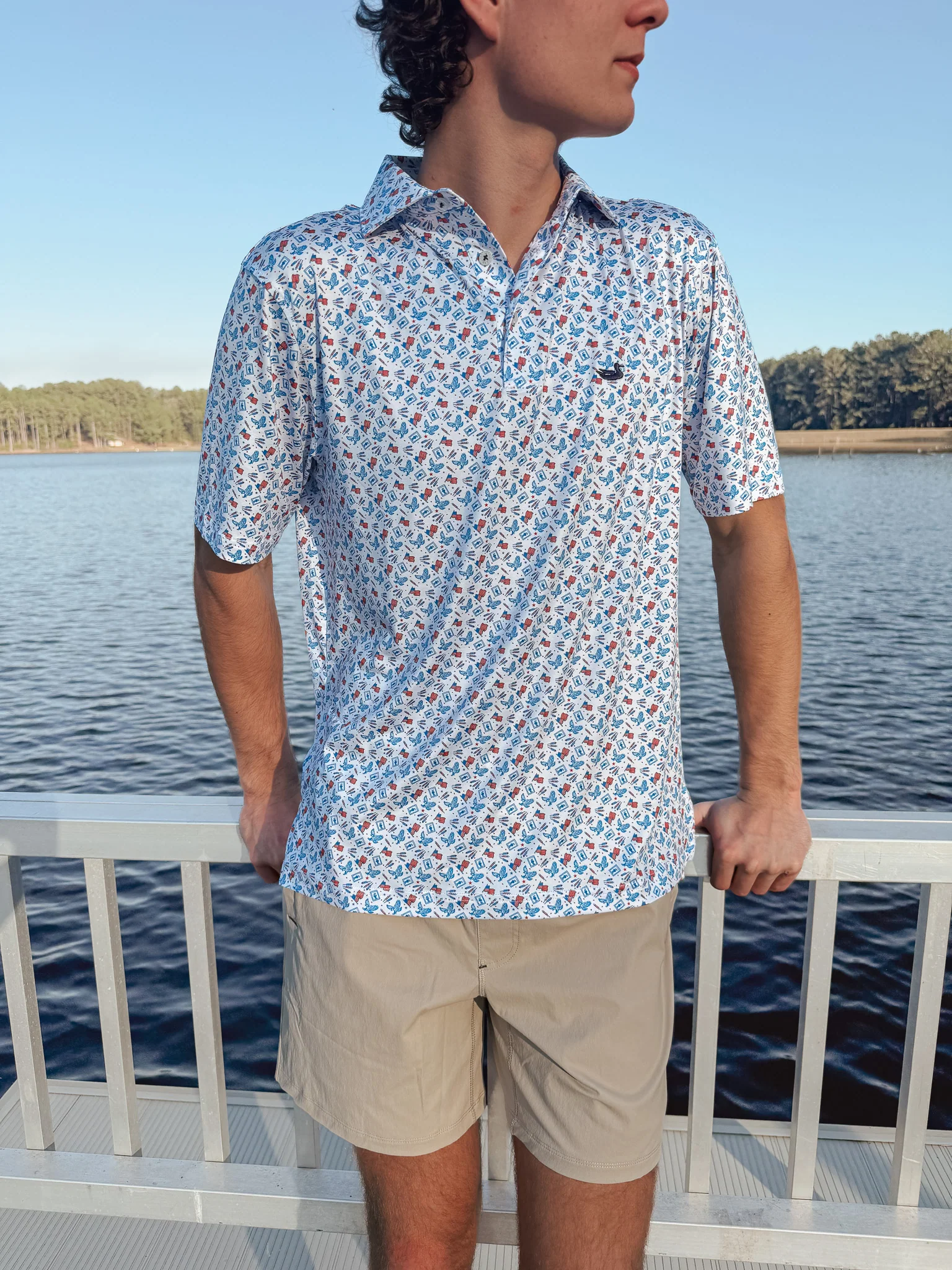Southern Marsh Flyline Performance Polo - Liberty - Image 3