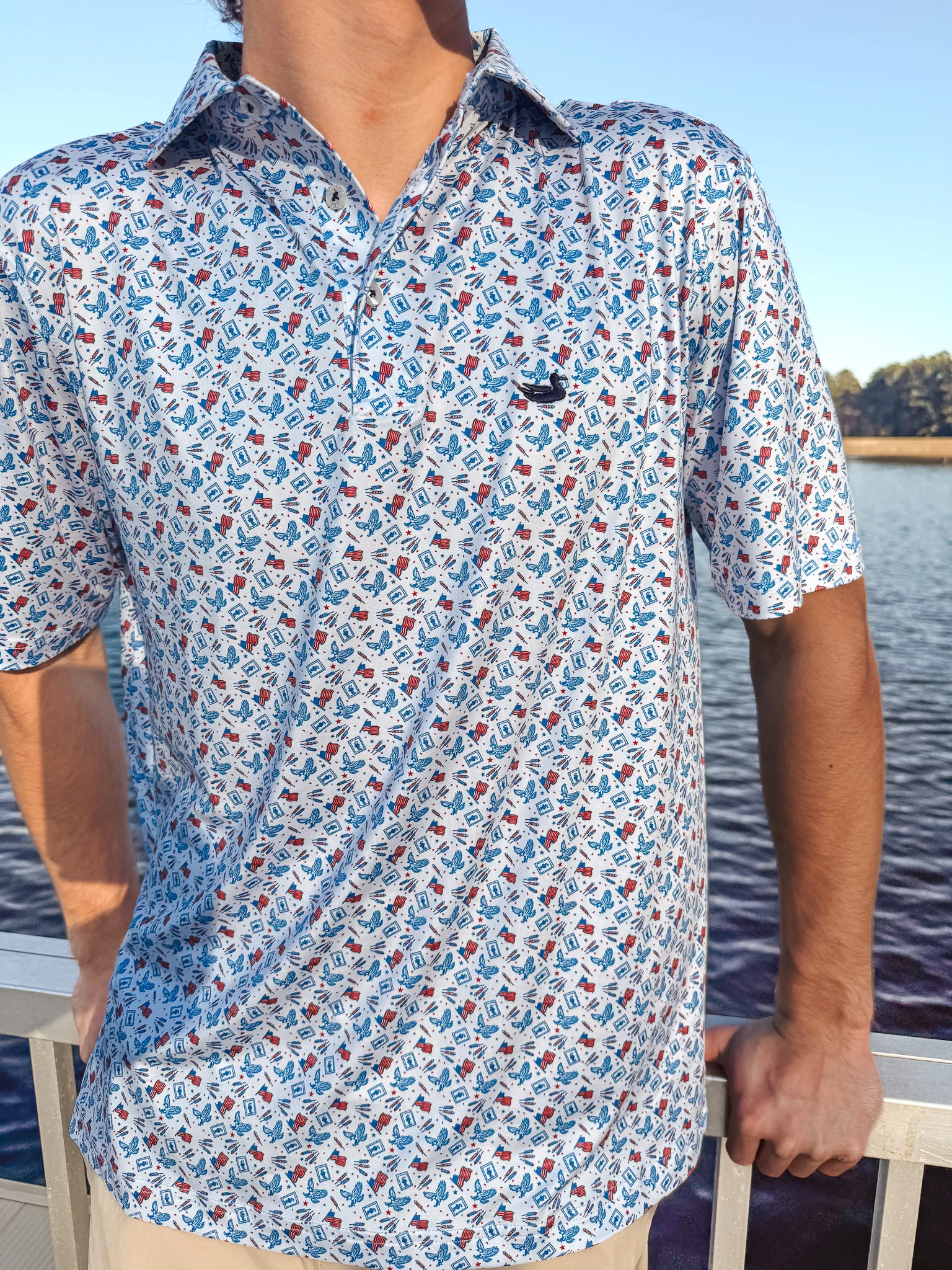 Southern Marsh Flyline Performance Polo - Liberty - Image 4