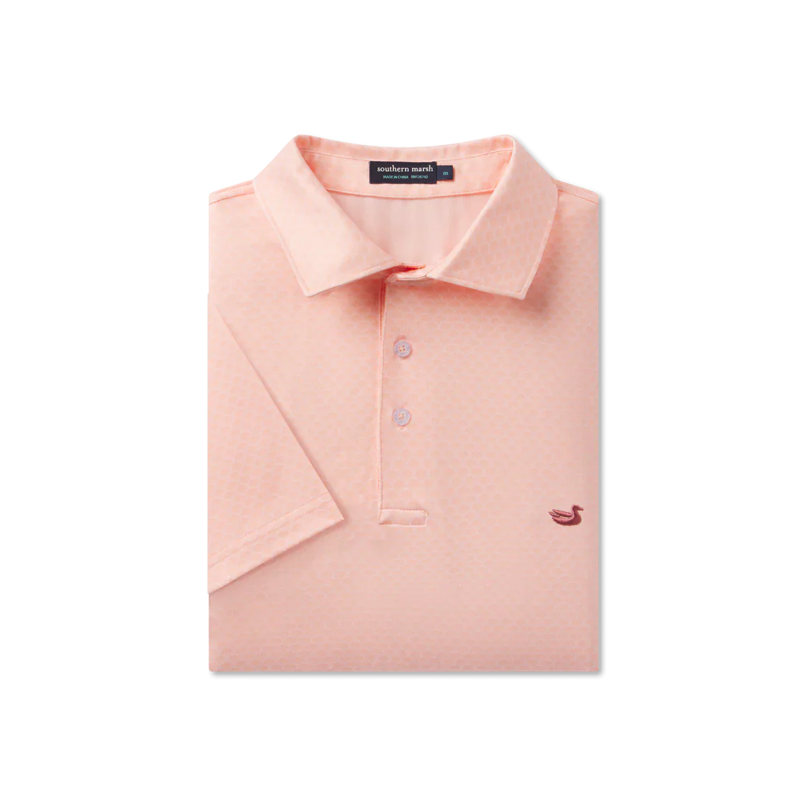 Southern Marsh Flyline Performance Polo - Shell Shock - Image 2