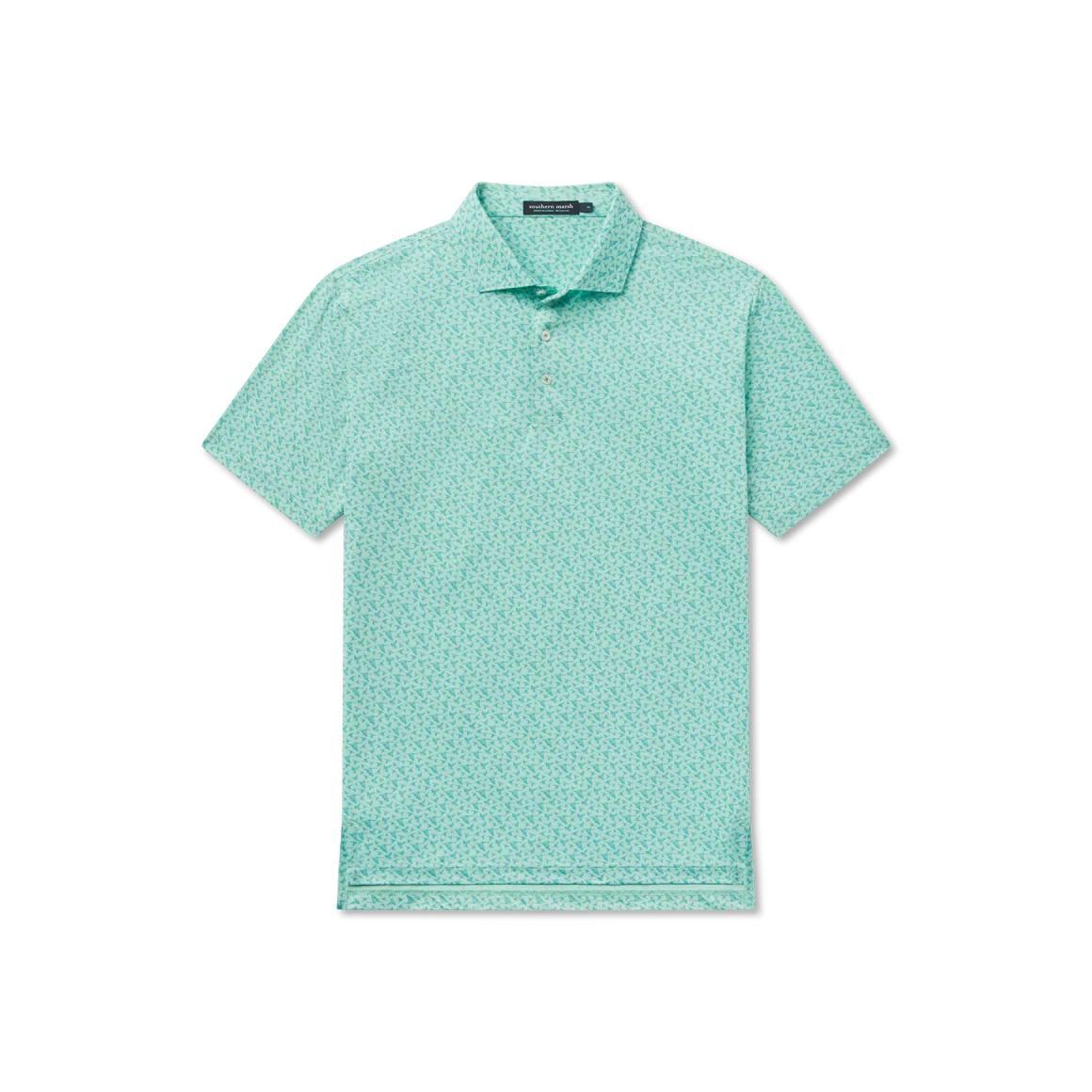 Southern Marsh In Flight Flyline Performance Polo in Antigua Blue - Image 4