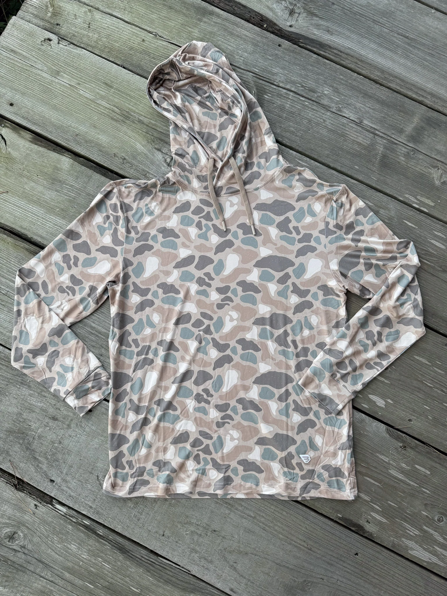 Men's Burlebo Performance Hoodie - Pintail Camo - Image 4