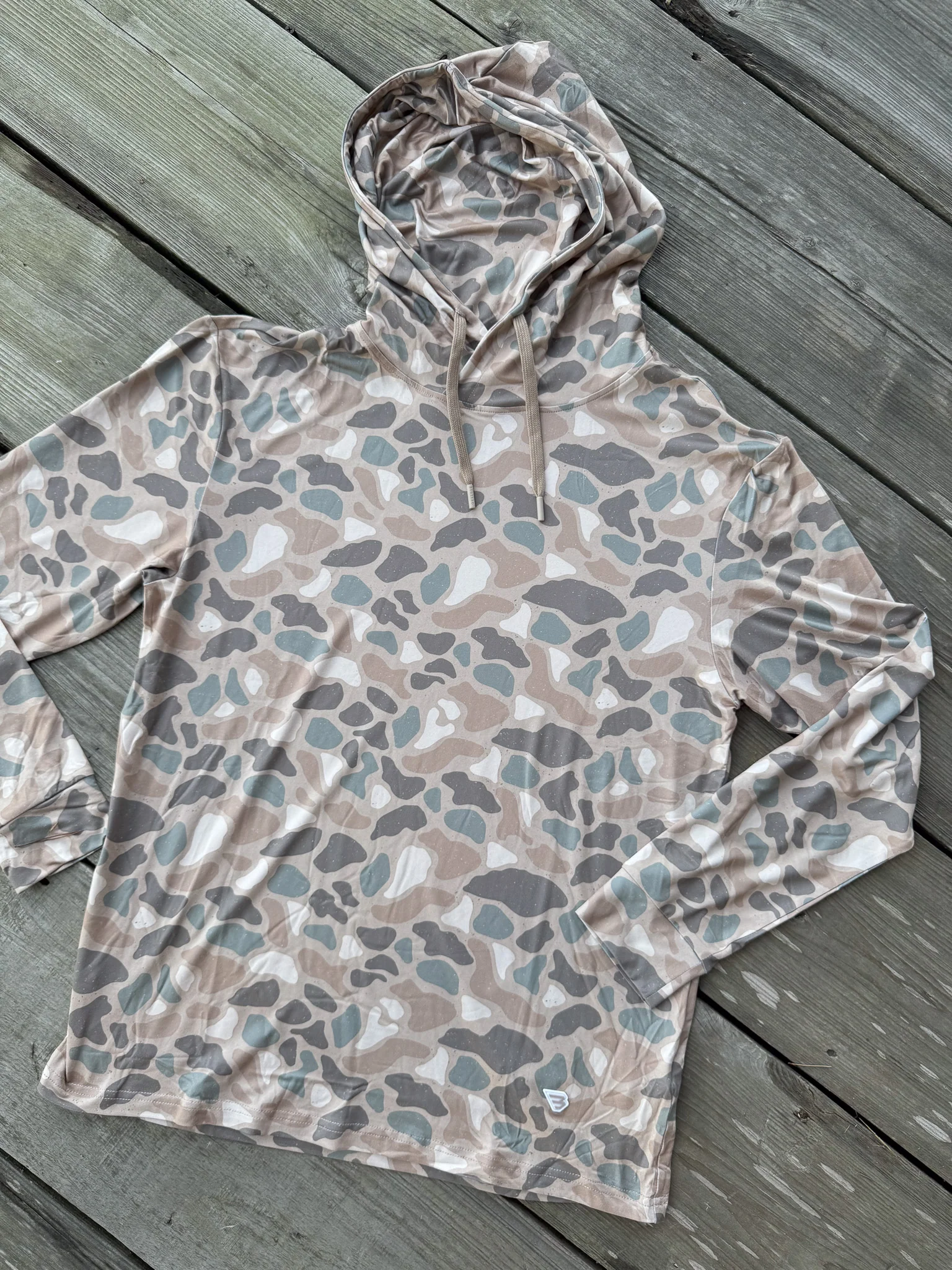 Men's Burlebo Performance Hoodie - Pintail Camo - Image 5