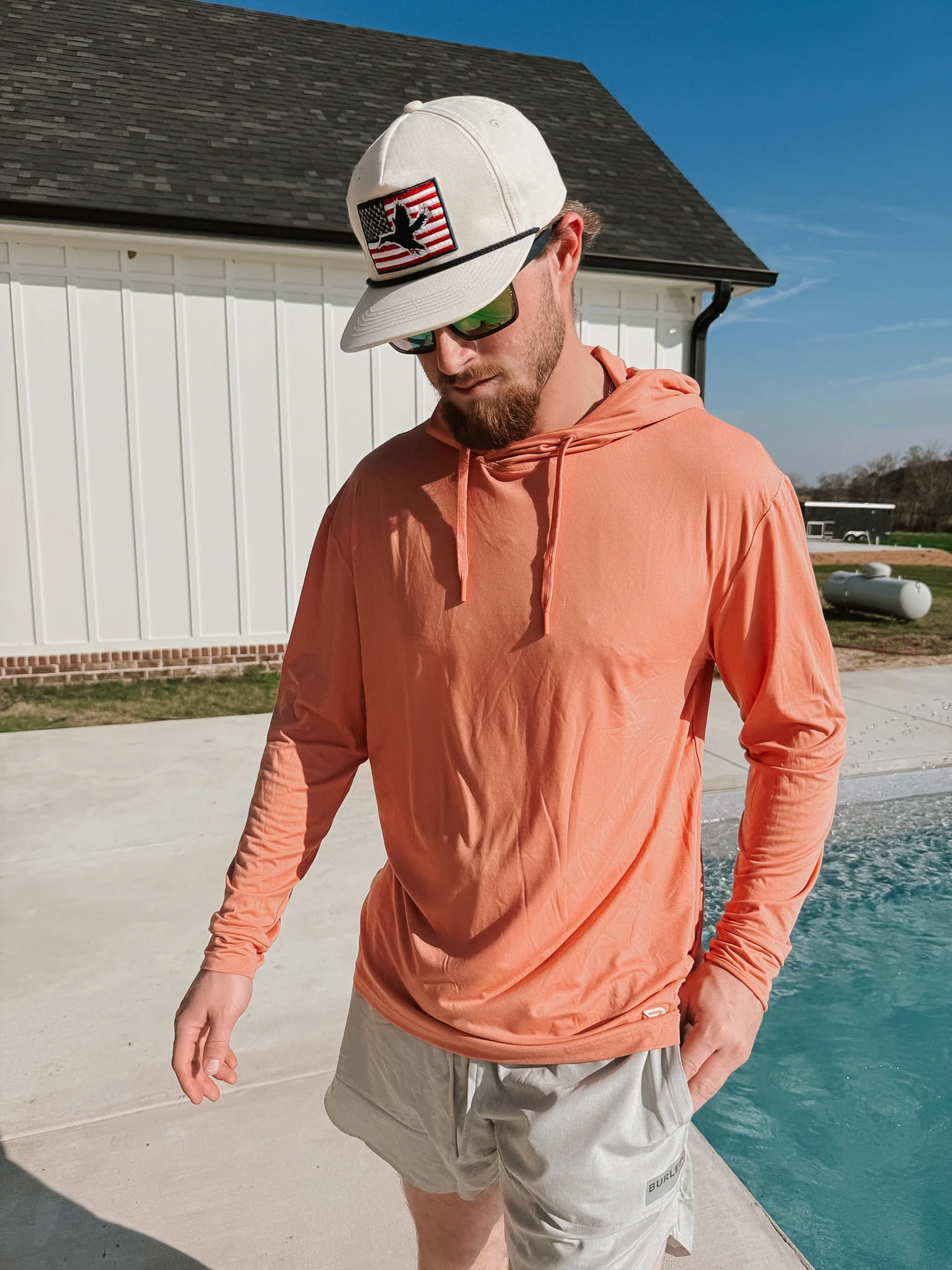 Burlebo Men's Performance Hoodie - Sunfish - Image 3