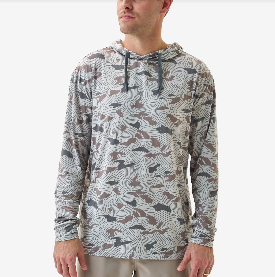 Burlebo Men's Performance Hoodie - Top Desert Camo - Image 4