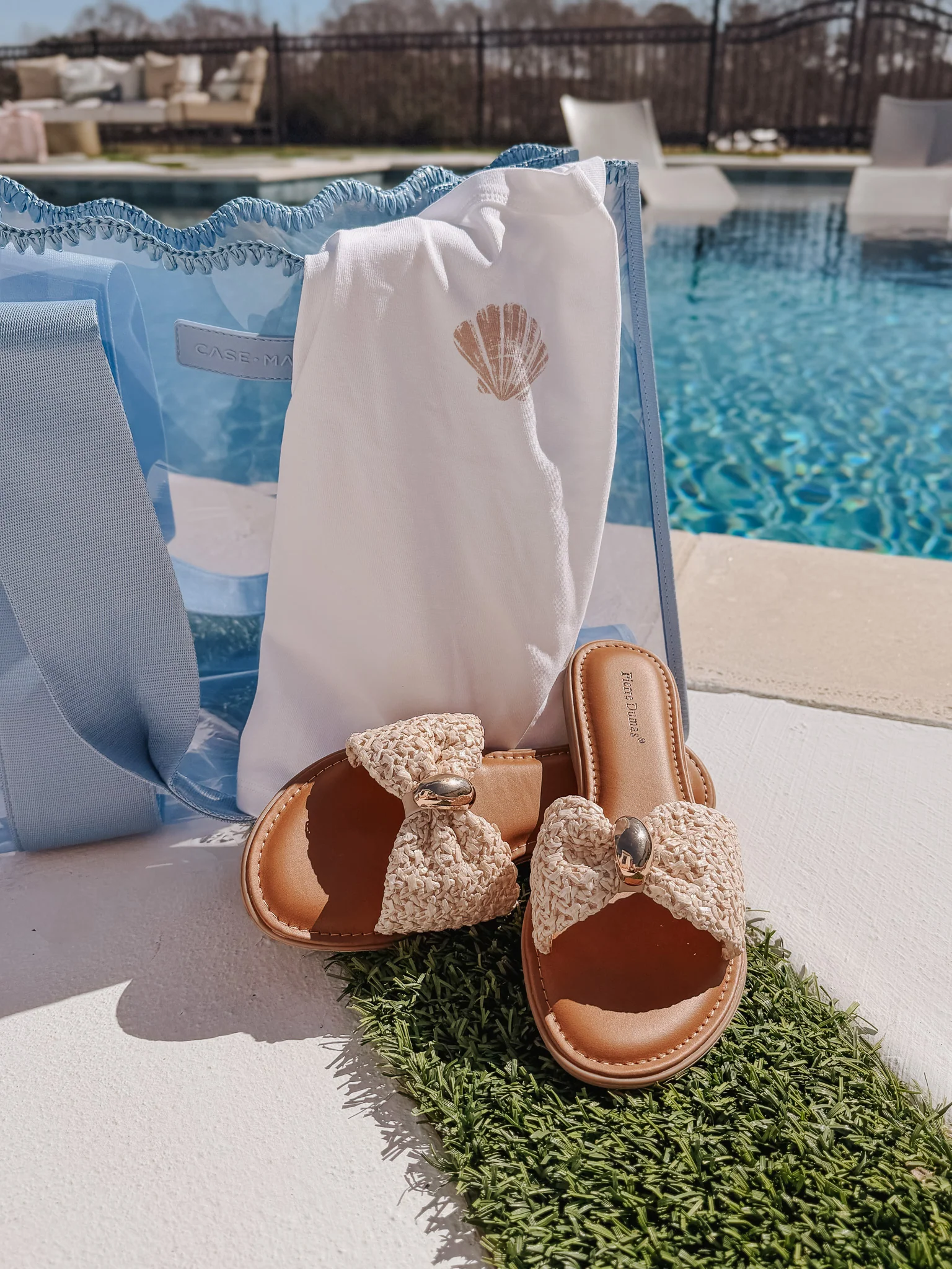 Golden Coast Bow Sandals - Image 2