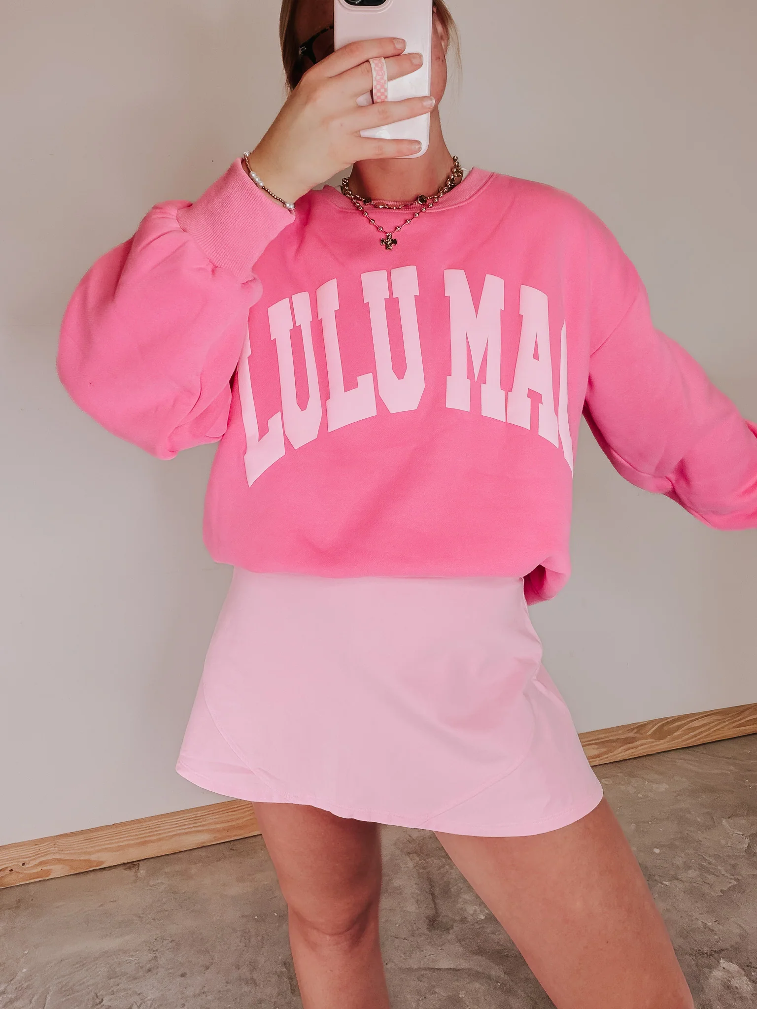 Court Crush Pink Athletic Mini Skort - Image 5