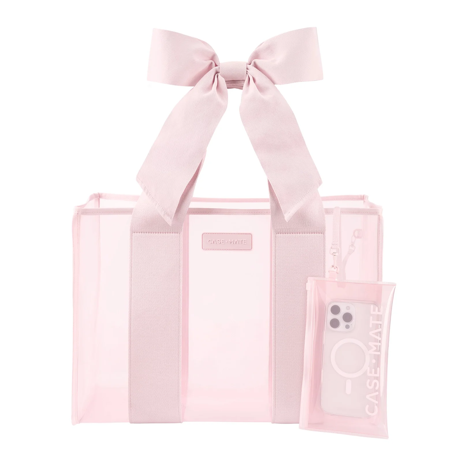 Case-Mate Bow Jelly Tote Bag - Ballet Pink - Image 14