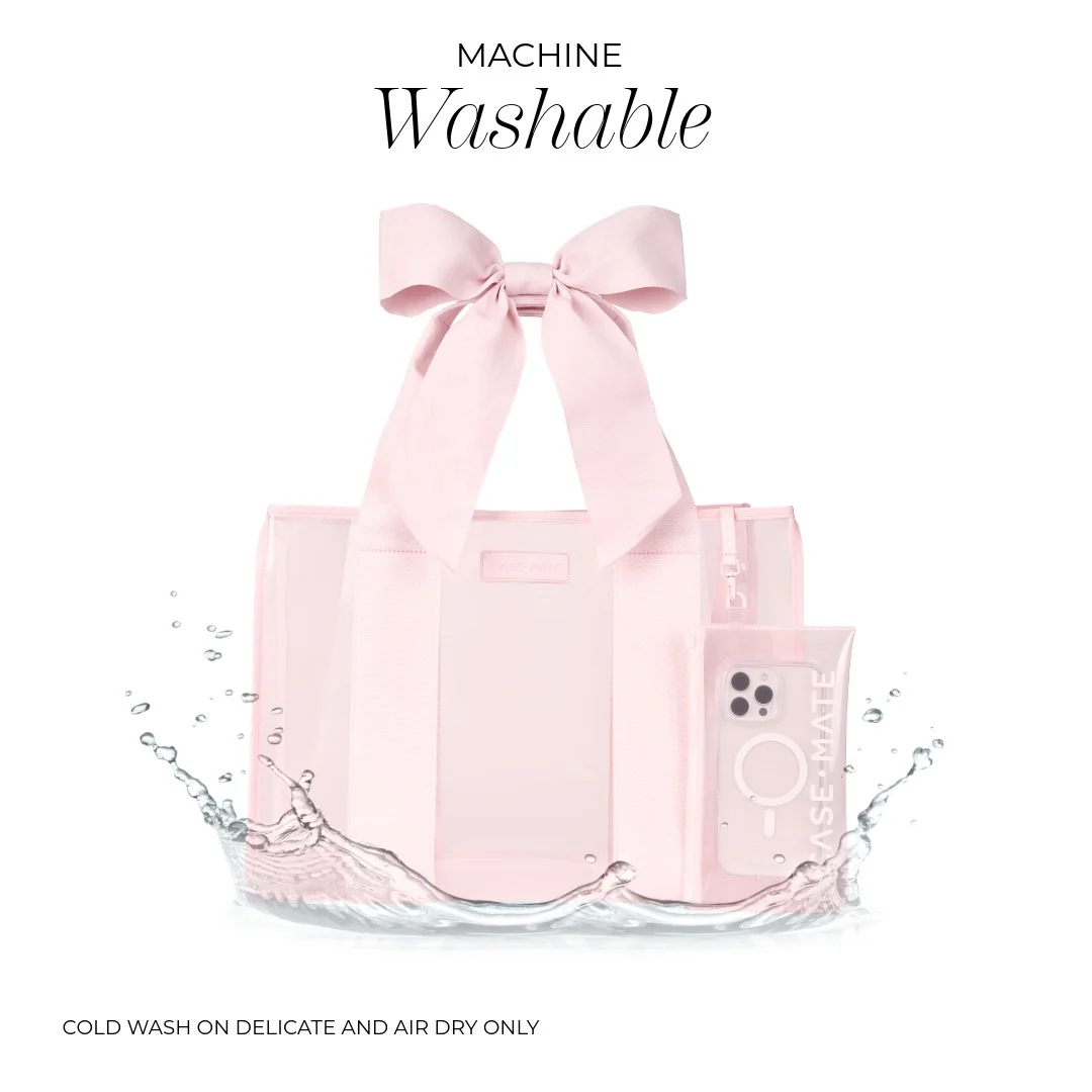Case-Mate Bow Jelly Tote Bag - Ballet Pink - Image 15