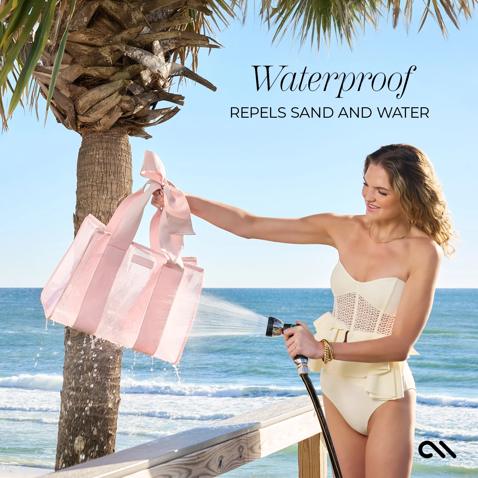 Case-Mate Bow Jelly Tote Bag - Ballet Pink - Image 9