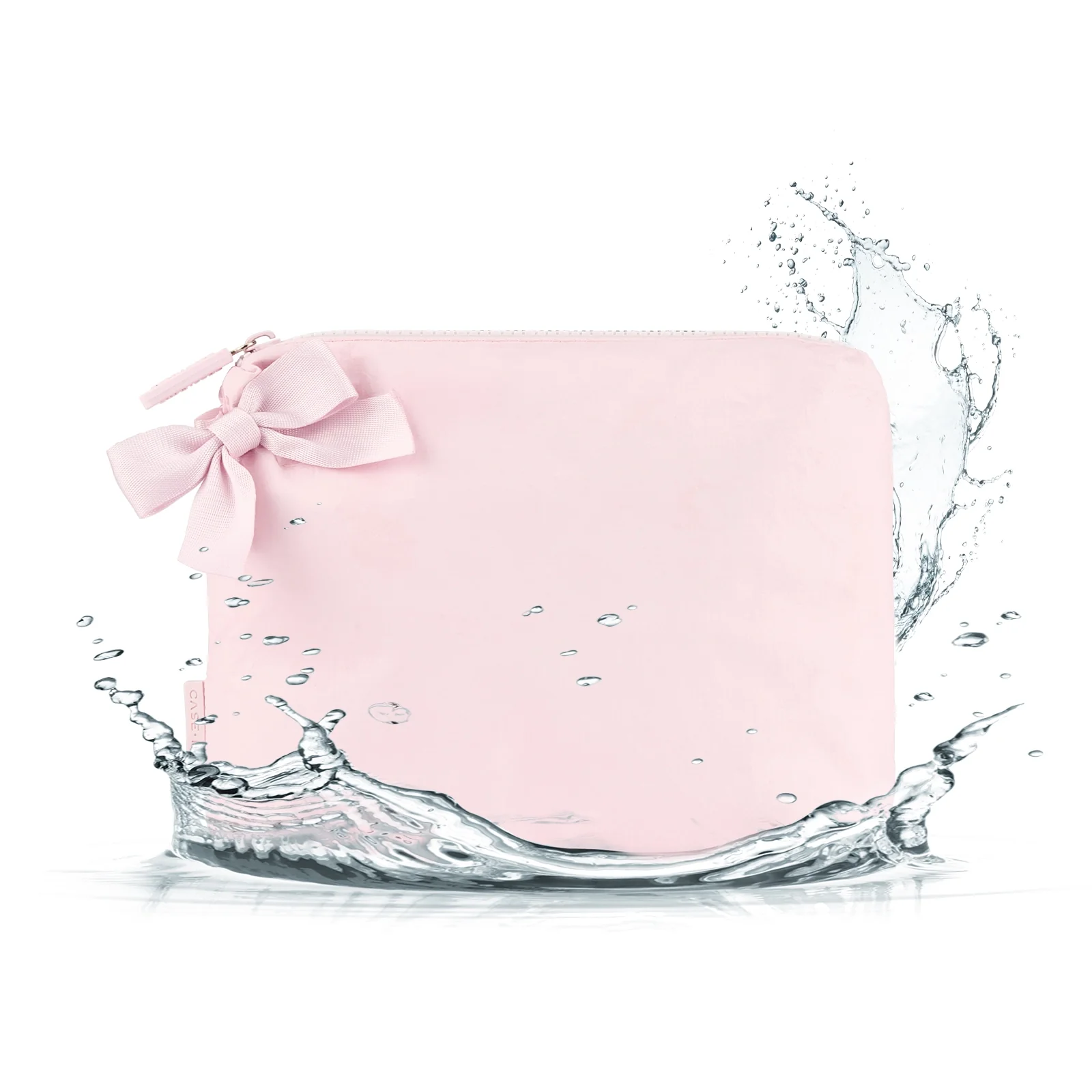 Case-Mate Bow Waterproof Zip Pouch - Ballet Pink - Image 4